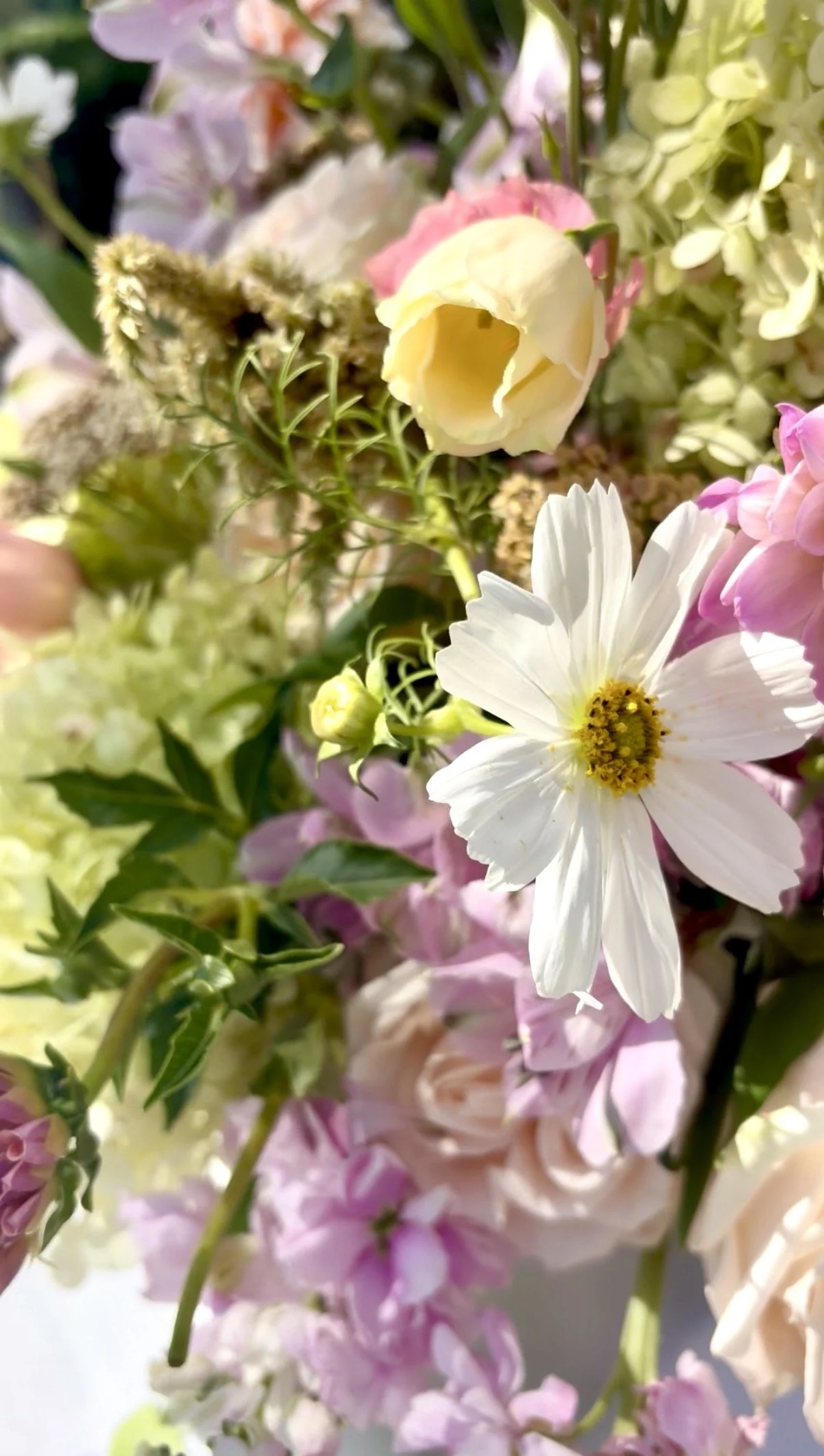 Summer flowers from a floral workshop in Maryland