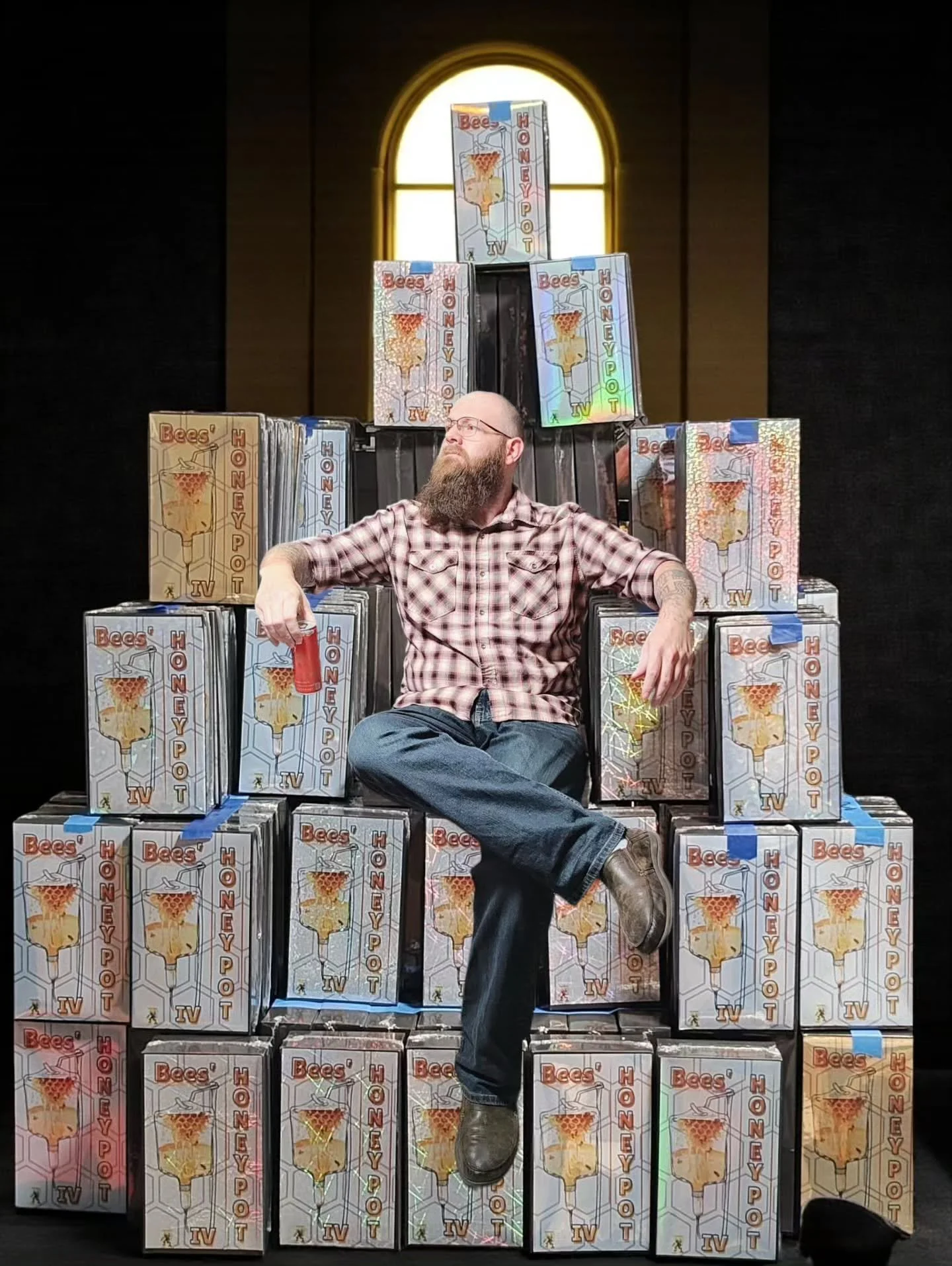 The EPIC release of Bees' Honeypot IV is coming!
Almost all of the sketches are packaged and ready to be broken down into cases, but first, I had to build a Throne that showed how I felt after tackling the LARGEST CollectaBees, LLC card set to date!