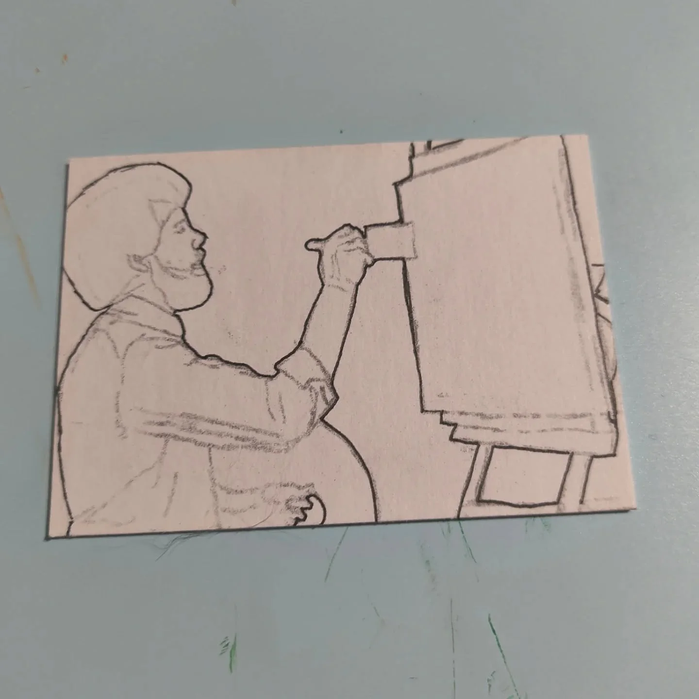 Had to get a Bob Ross painting going with the new Gouache!! 

Now, the question is, who is Bob Ross painting this go around?? 

Let me know down in the comments who we want on the canvas

#art #painting #collector #card