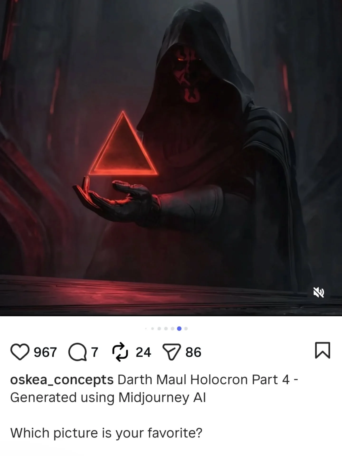 When the AI generated pictures are getting more love than your hand made art 🤮🤮🤮 

Come on Algorithm, do the thing
You know, that thing where you send my post to a ton of people that will react to it instead of the #ai bull.