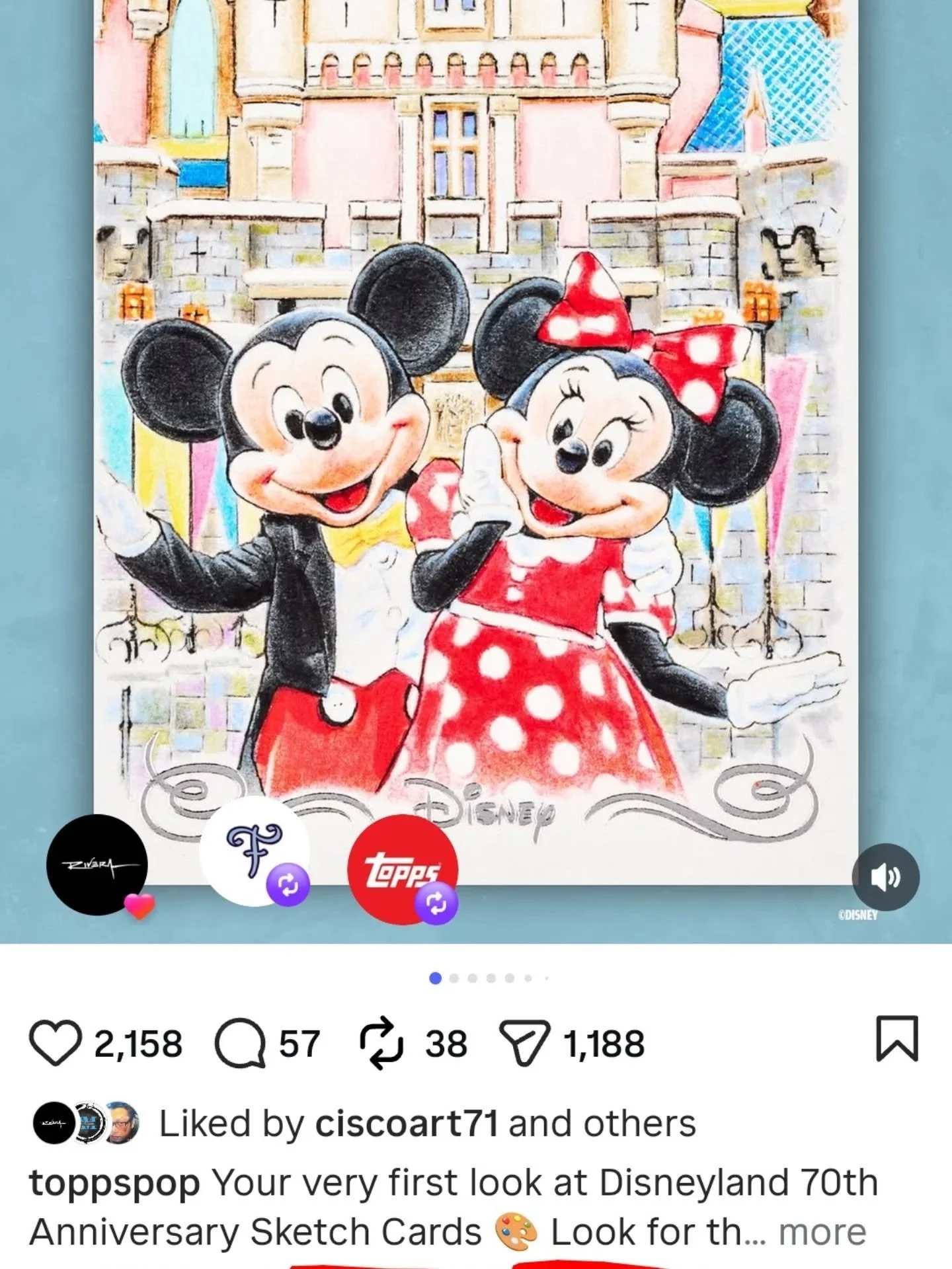 What do we think? 🤔 
Using artists work to market an entire card set. An entire post specifically dedicated to the amazing art that is inserted into the packs, no other images of the inserts or base cards, but can't tag the artists you are using for