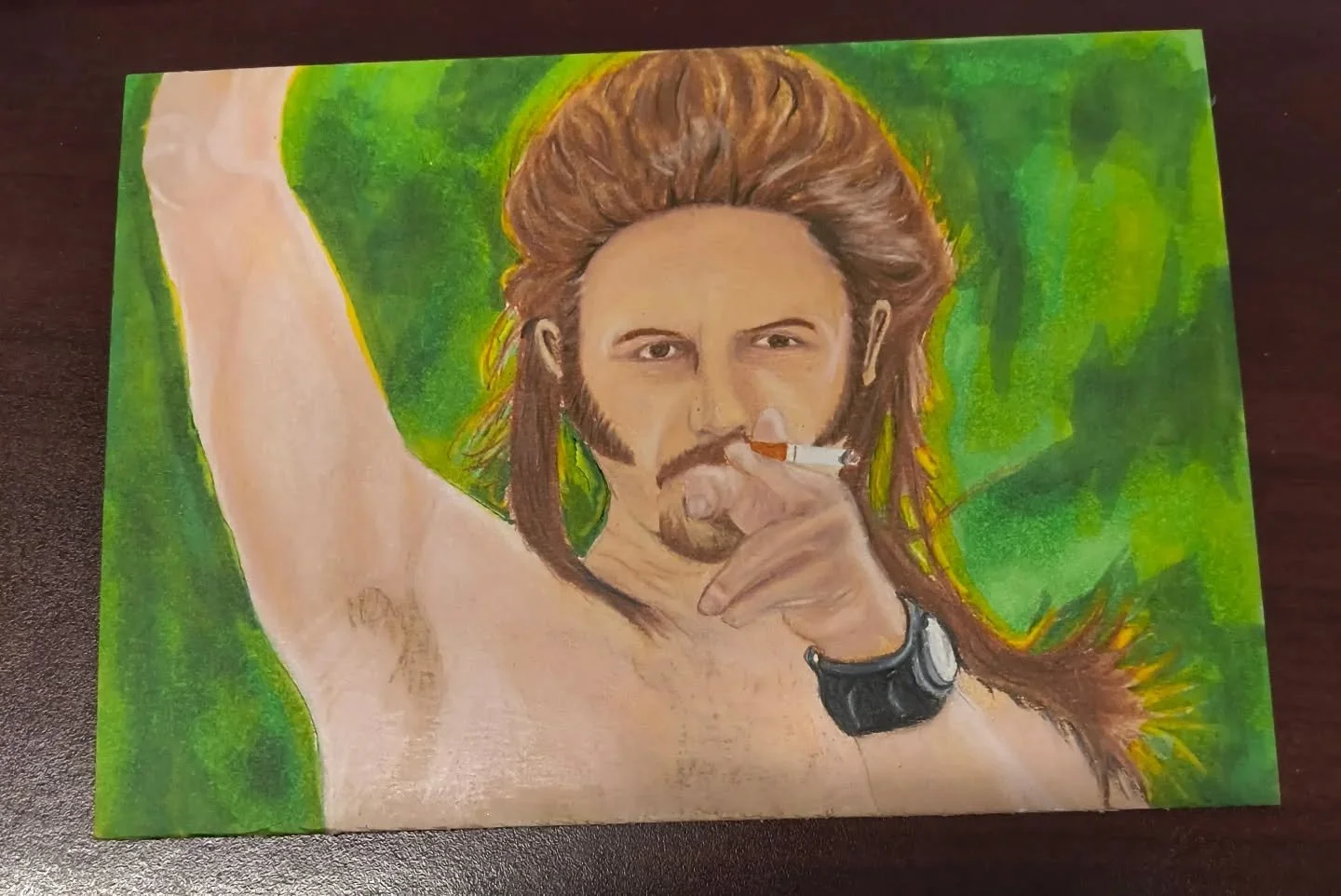 "That's why momma named you Dirt instead of Nunnemaker!"

😂🤣 It had been done. Joe Dirt played by @davidspade has been rendered as a 5x7 using alcohol markers and colored pencils. 

"Life is a garden, you gotta dig it."