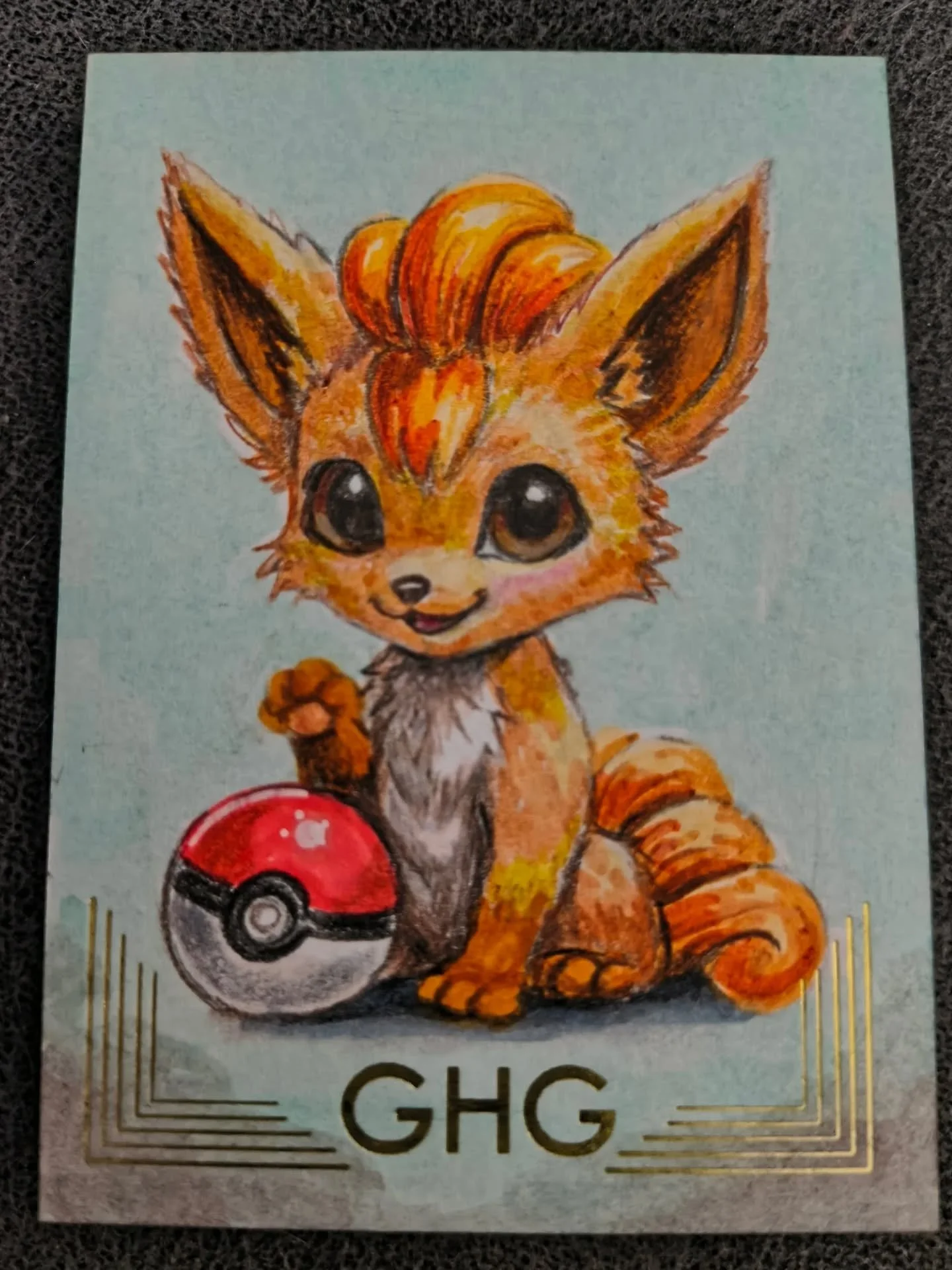The great Lindsey is Back on the Golden Hive Gallery!! @legdaycards has delivered some amazing #pokemon sketch cards!!! 
Check em out!

May 30th, 2026 at 7:17 pm EST is our next Golden Hive Gallery show 🎊 look for Vader Painting Bob Ross and bookmar