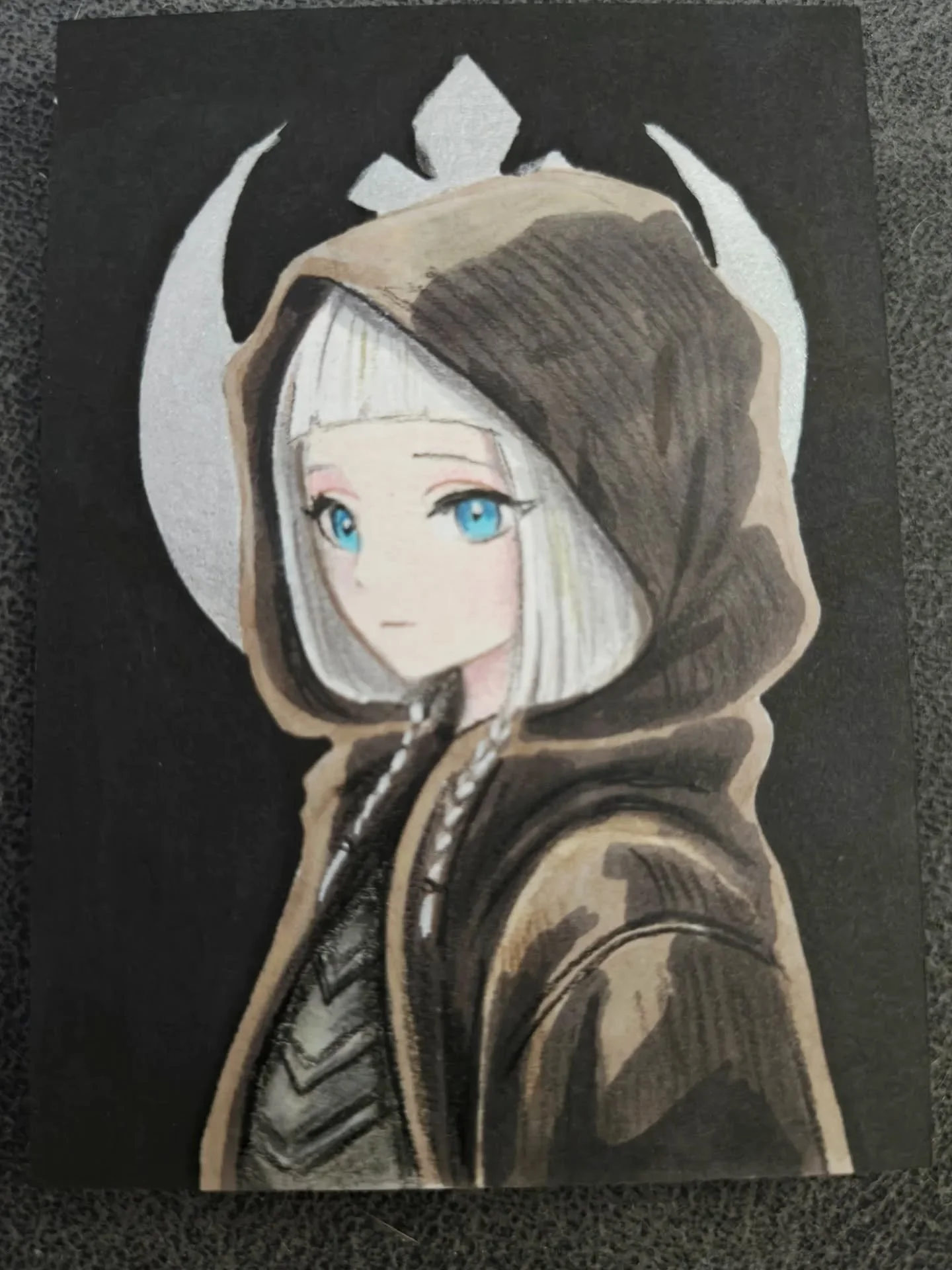 These new Silver Emblem sketches are insanely gorgeous from Lord Lindsey G. 
It's hard to tell from the pictures, but the silver background is SHINY! which will be on full display during the Golden Hive Gallery show with CollectaBees on Whatnot this 
