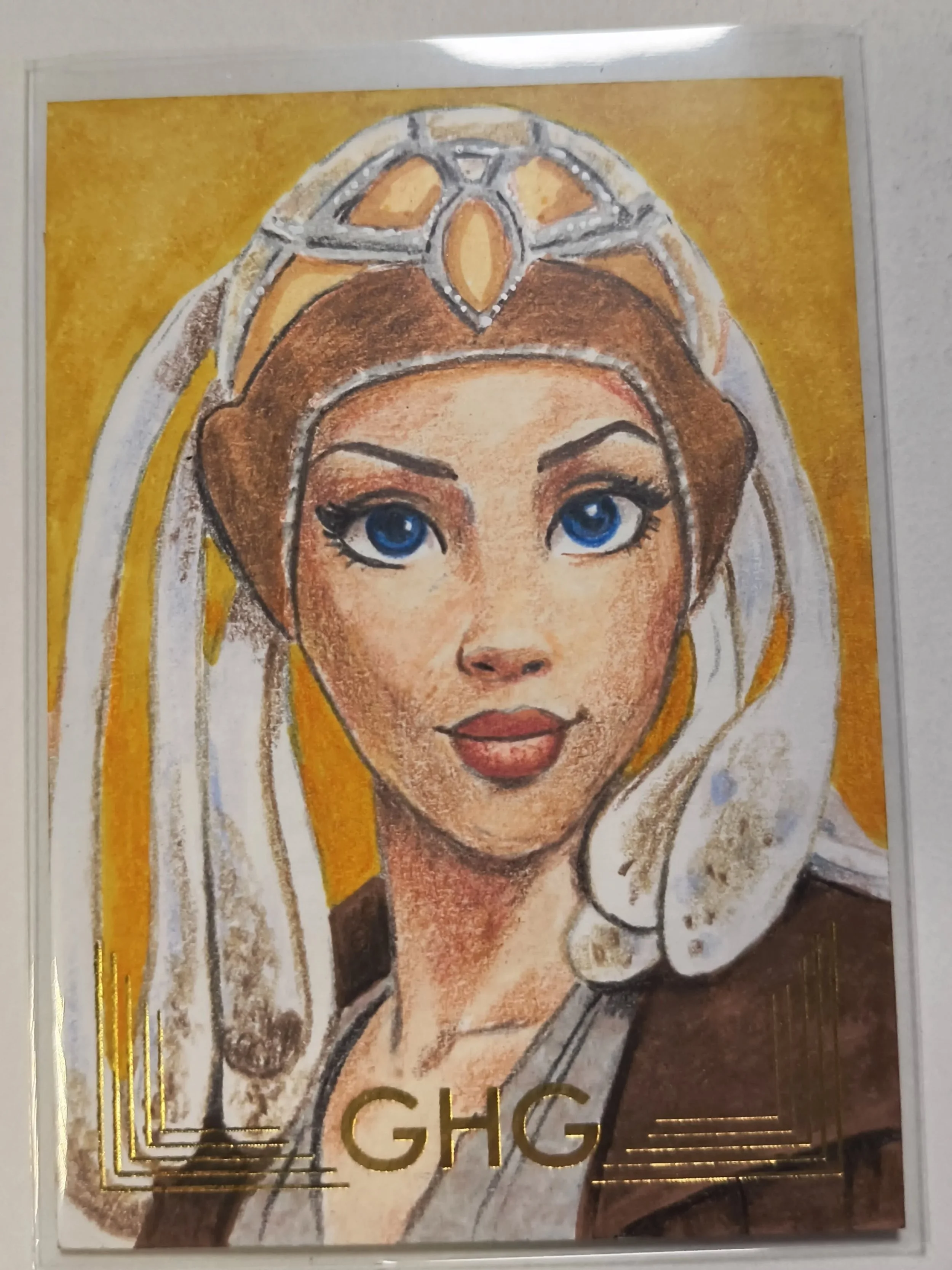 The Golden Hive Gallery Exclusives #starwars inspired sketches are in and Loaded from Lord Lindsey G.
These will be on display during the Golden Hive Gallery show with CollectaBees on Whatnot this Saturday night! These are the only 2 from this series