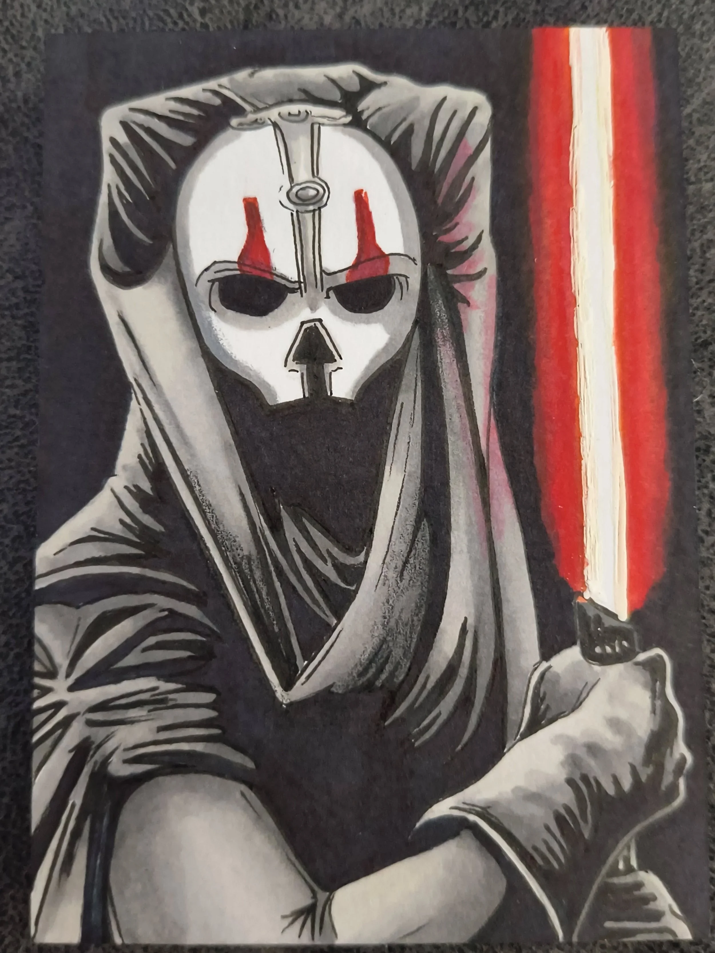 Another Nick Bailey Golden Hive Gallery Weekend!! Standard sized card art inspired by #starwars #futurama #dc
#mastersoftheuniverse @nickbaileyart 

These will be on display during the Golden Hive Gallery show with CollectaBees on Whatnot this Saturd