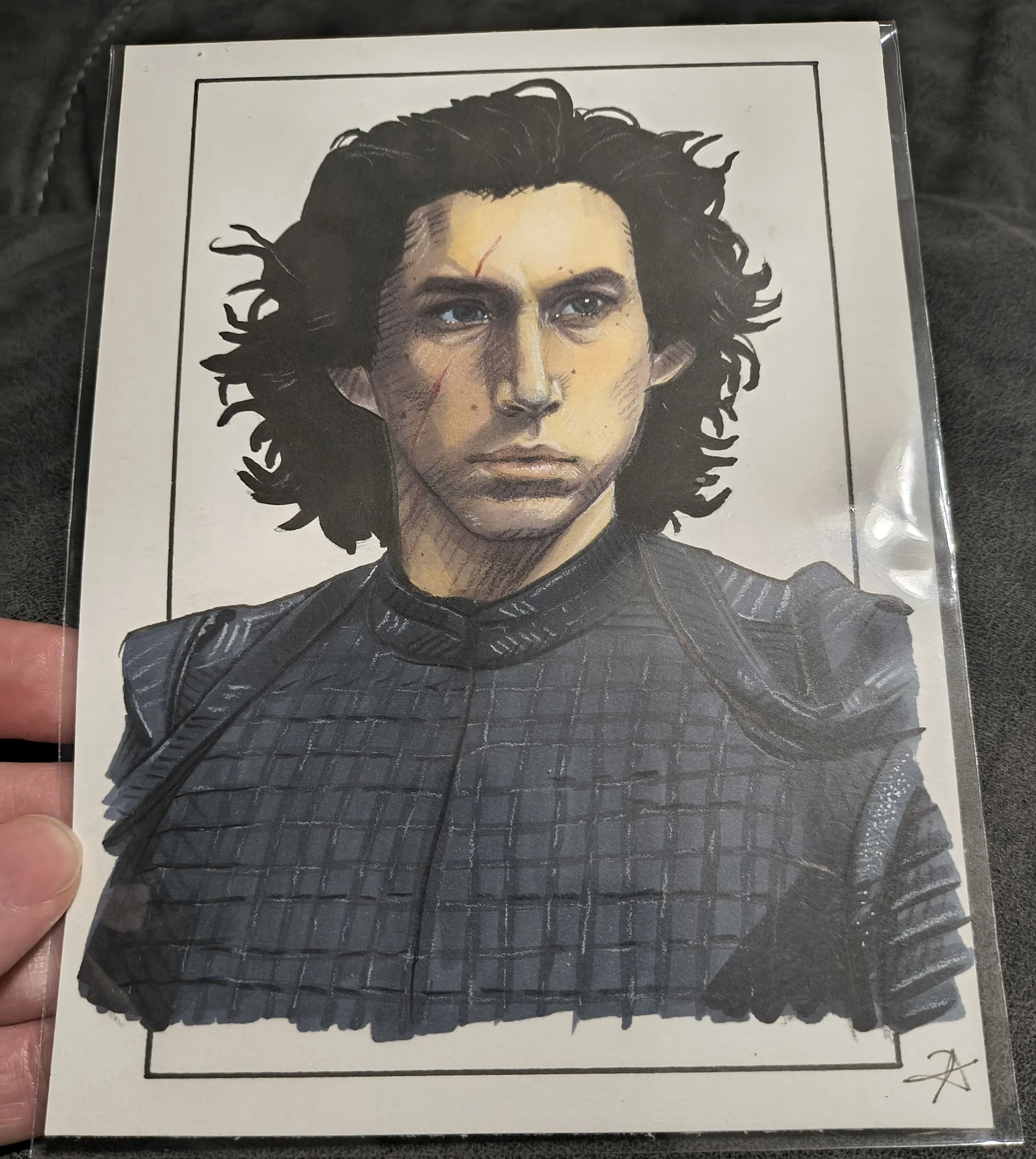 GHG: Kylo Ren 5x7 sketch by Ash Em