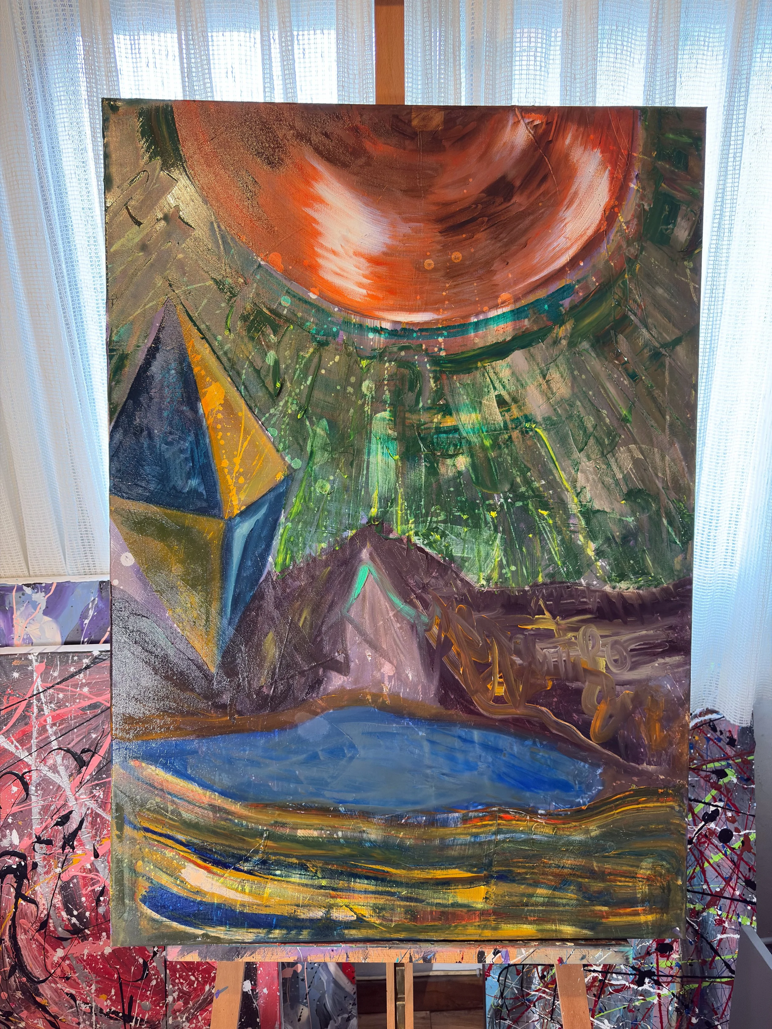 'Dream Perspective' Oil Painting on Canvas