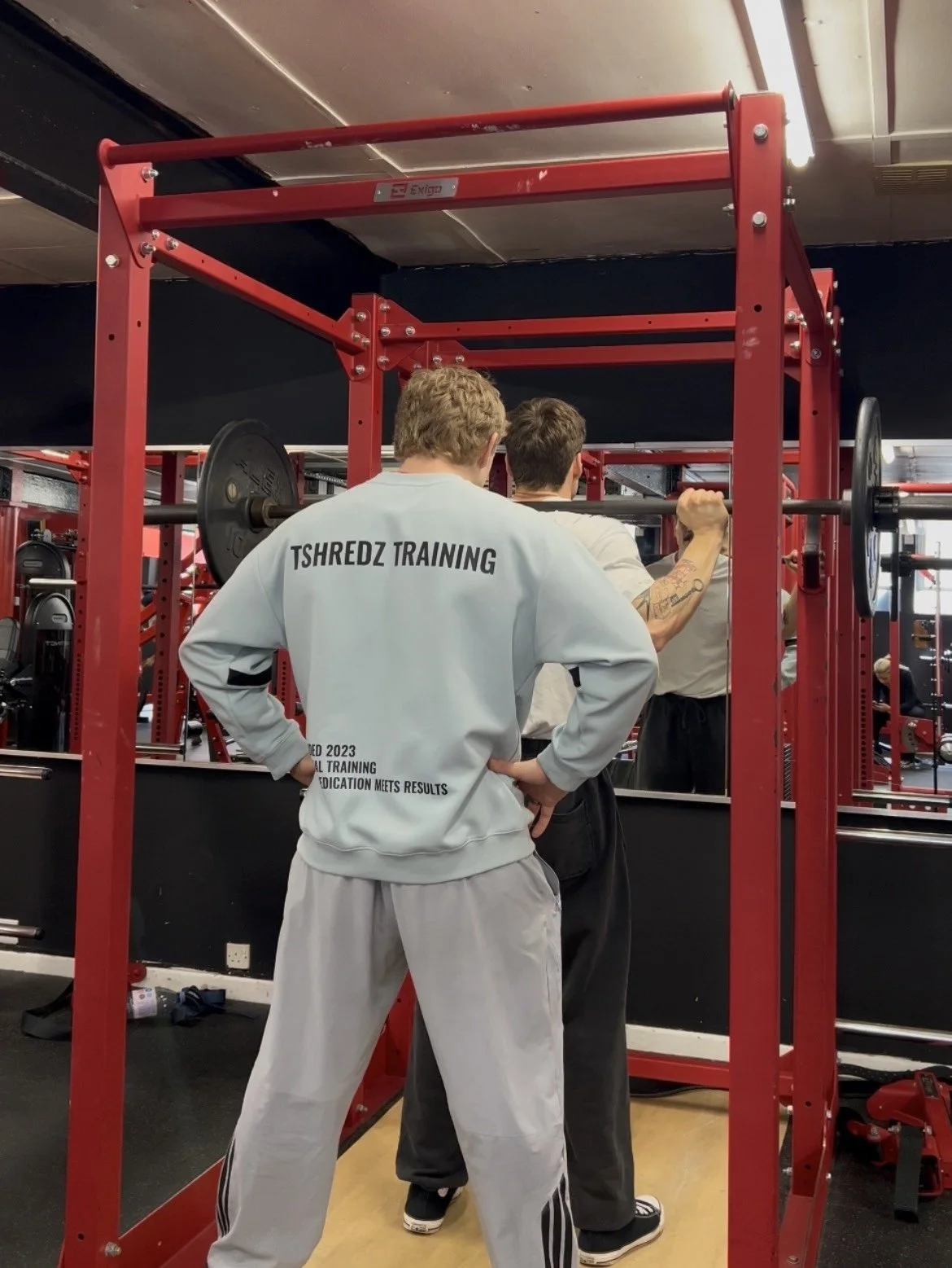 Tshredz Training, Fitness Website, Gym Website