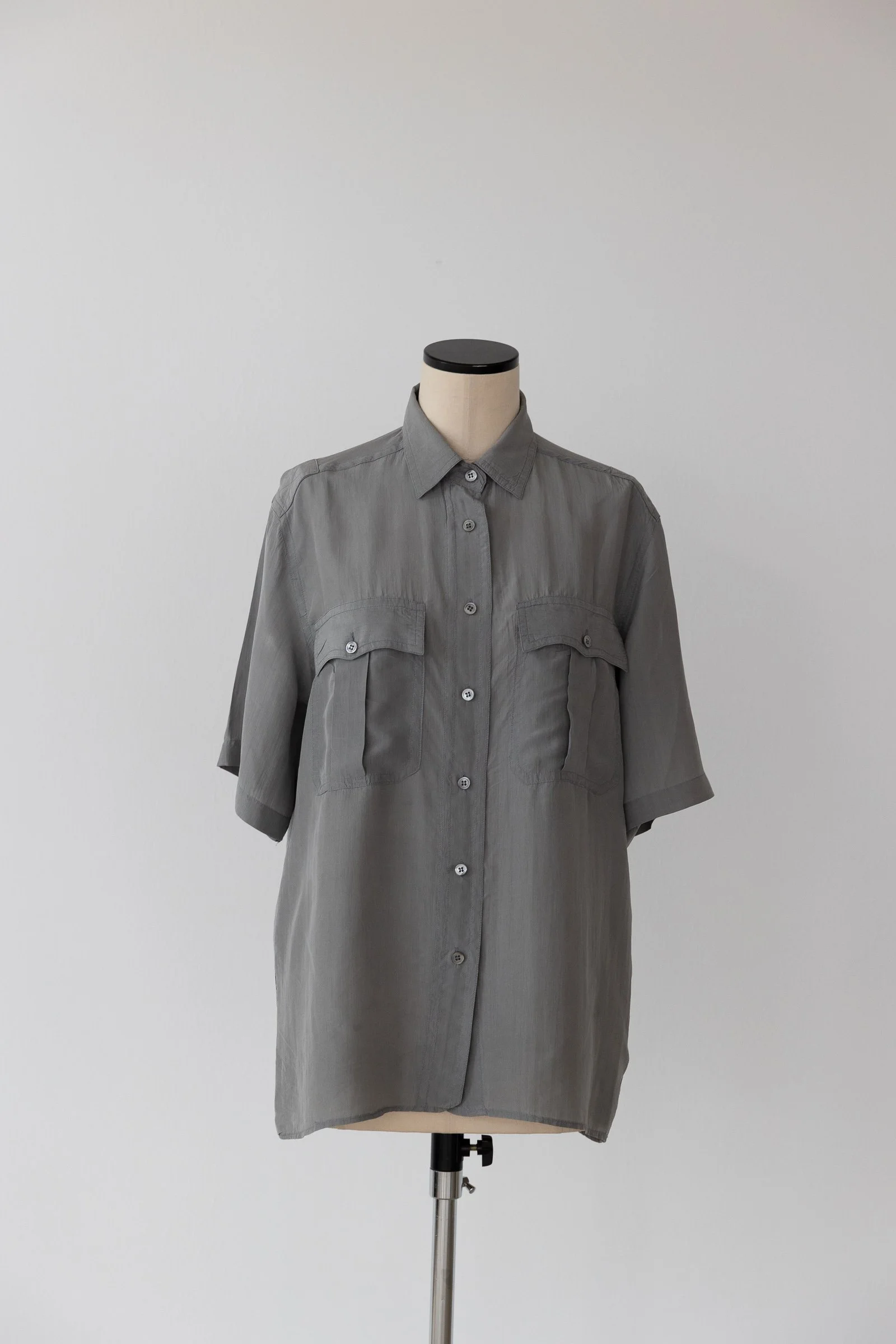 Seidenkurzarm Hemd Laura Toreli