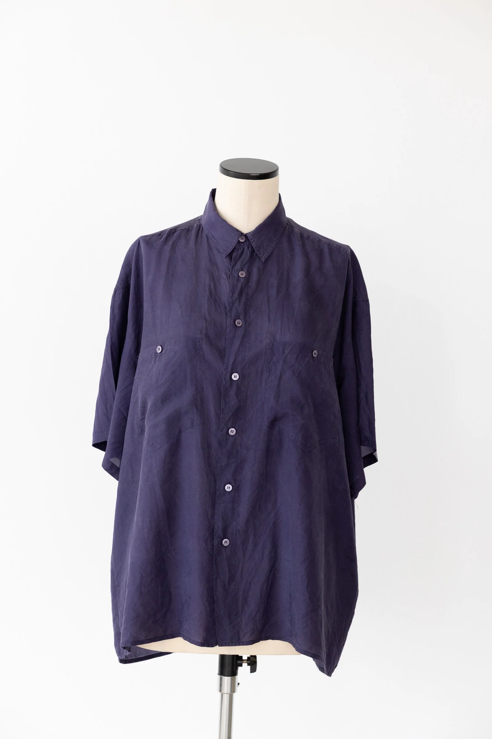 Seidenkurzarm Hemd C&A Vintage