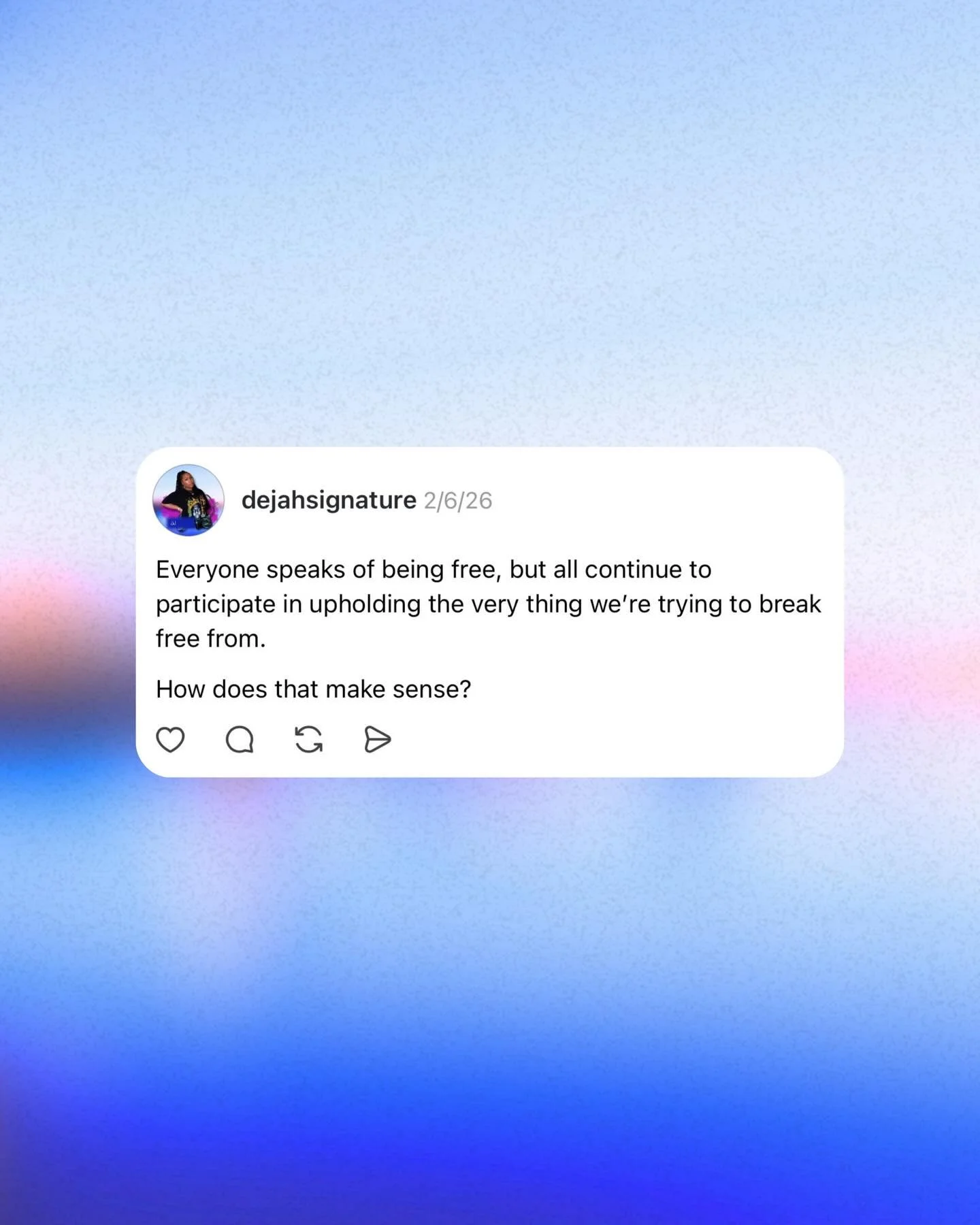 ☝🏽 Comfort feels safe&hellip; but Safety is fragile.