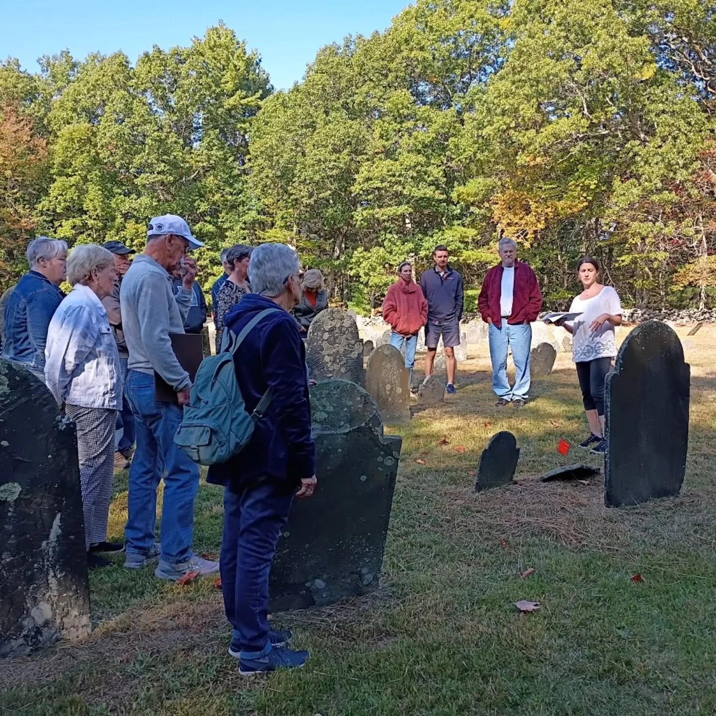 Thank you so much to everyone who came to the Mt. Vernon Cemetery walking tour yesterday! If you missed it, you can join us next Saturday, October 11, at 10:00am. RSVP by email to Boxforddocs@gmail.com or at https://www.boxfordhistory.org/events/even