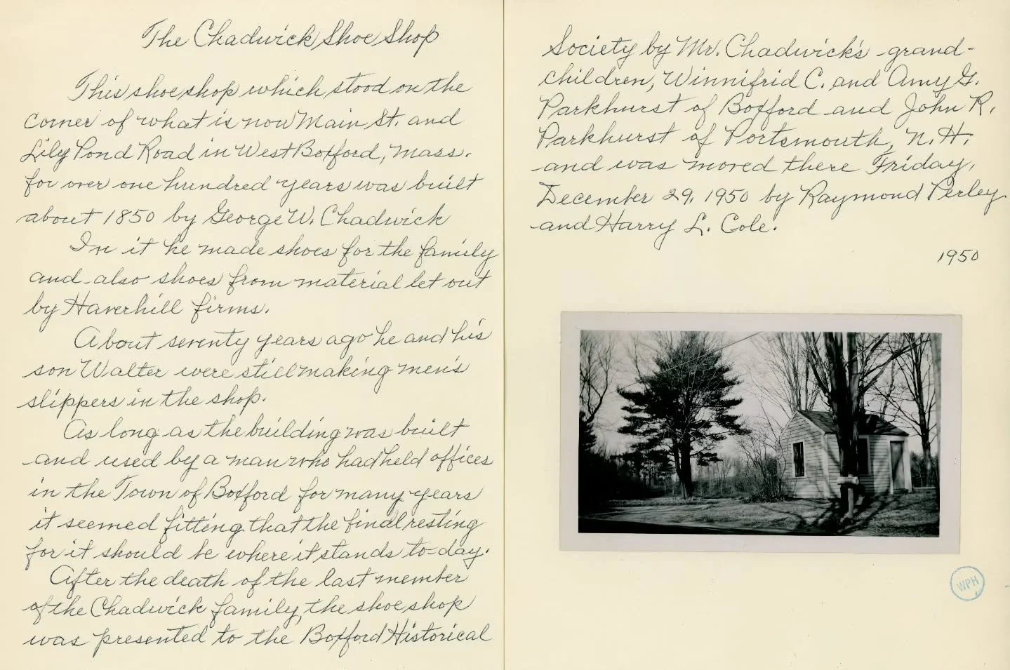 My latest project is cleaning up the Chadwick Shoe Shop, which is located behind the Holyoke-French House. The squirrels have been evicted, and you will be able to visit it next year! Here are a few photos of fun and weird details found inside. One w