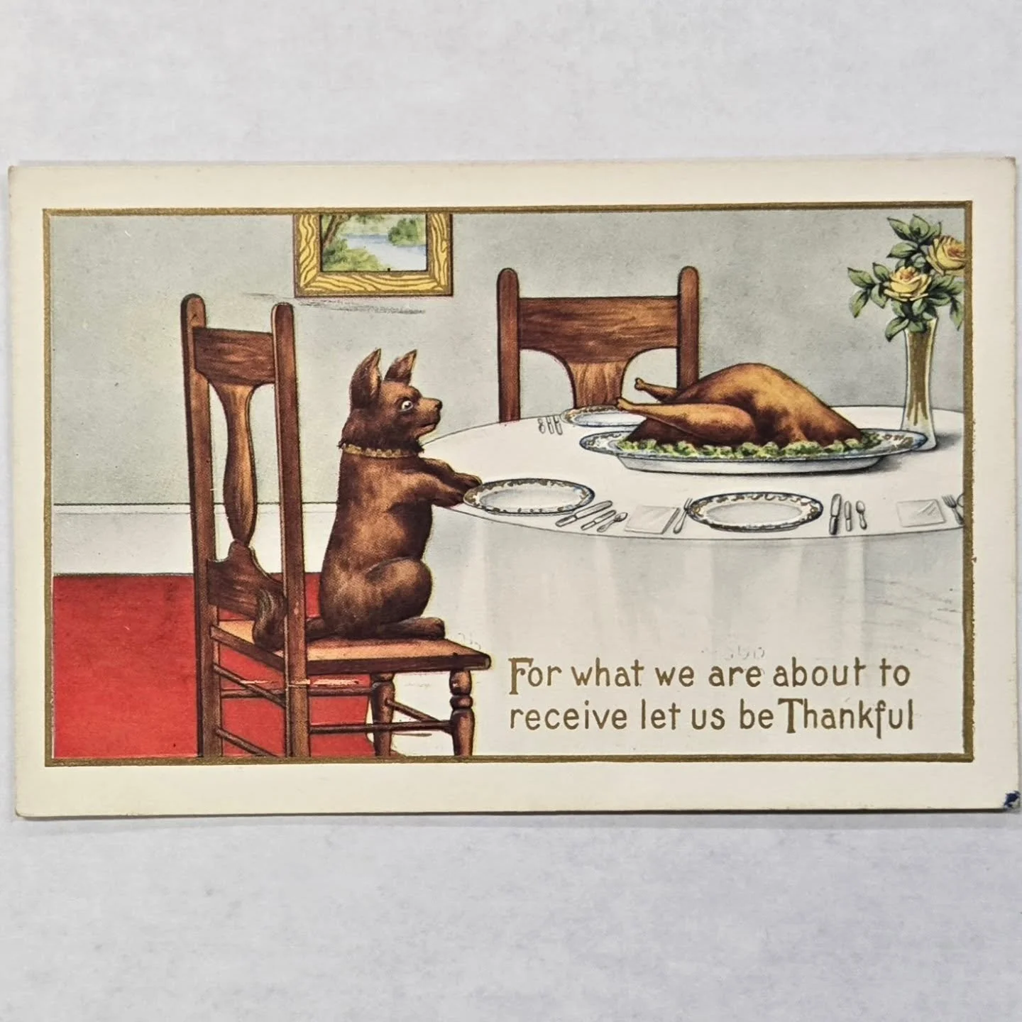 Mark your calendar for WINTERFEST on Saturday, December 6th! The Document Center will be open with a display of weird, quirky and wonderful greeting cards from our collection. This one was postmarked November 25, 1913.

#boxfordhistory #boxfordma #bo