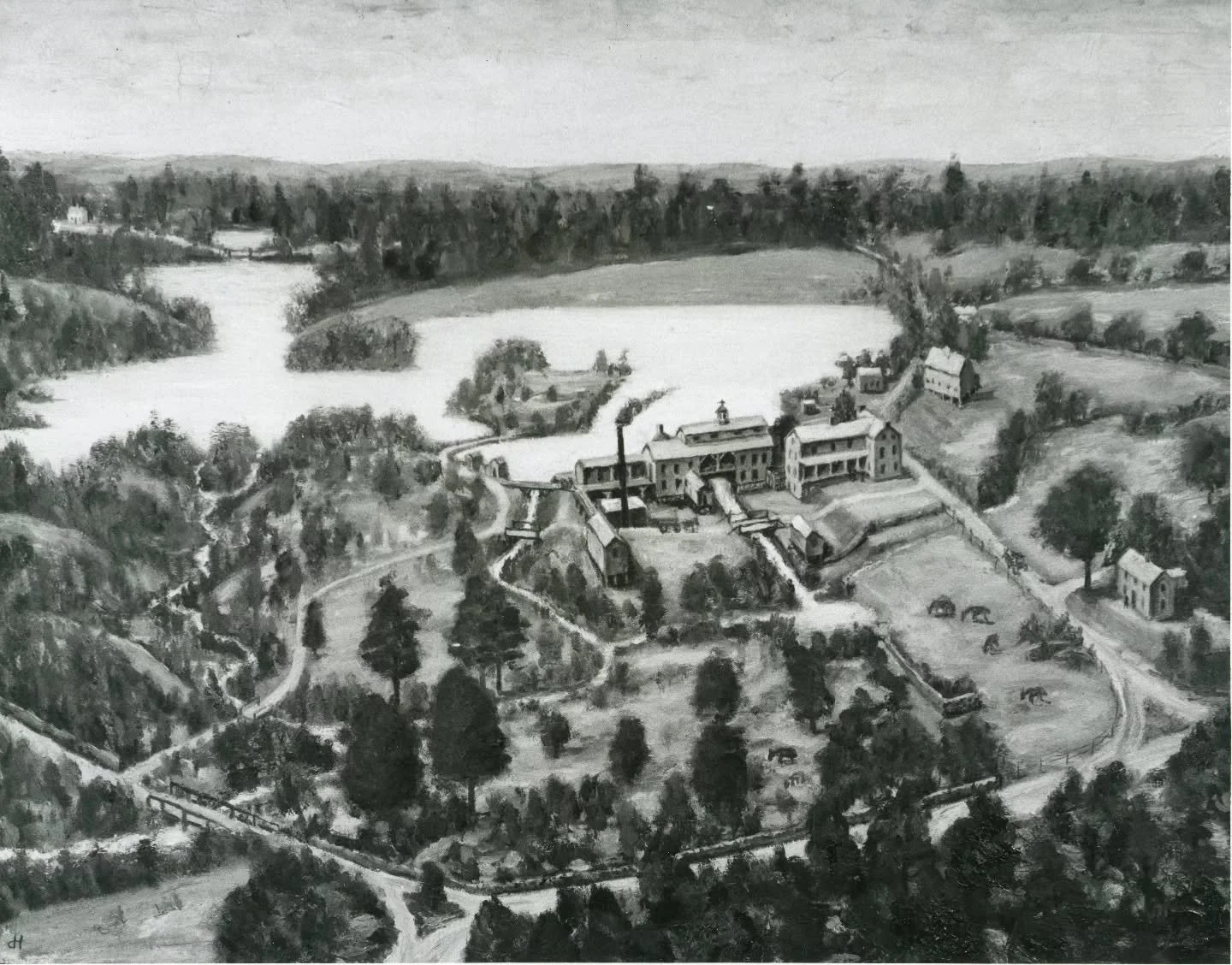 Beginning operation in 1867, Boxford's Match Factory still holds the record as being the town's largest industry and employer. A newspaper article published in 1875 speculated that the town would never run out of pine lumber, however the factory was 