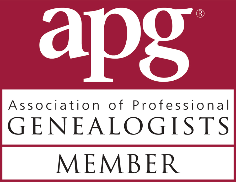 Member of Association of Professional Genealogists