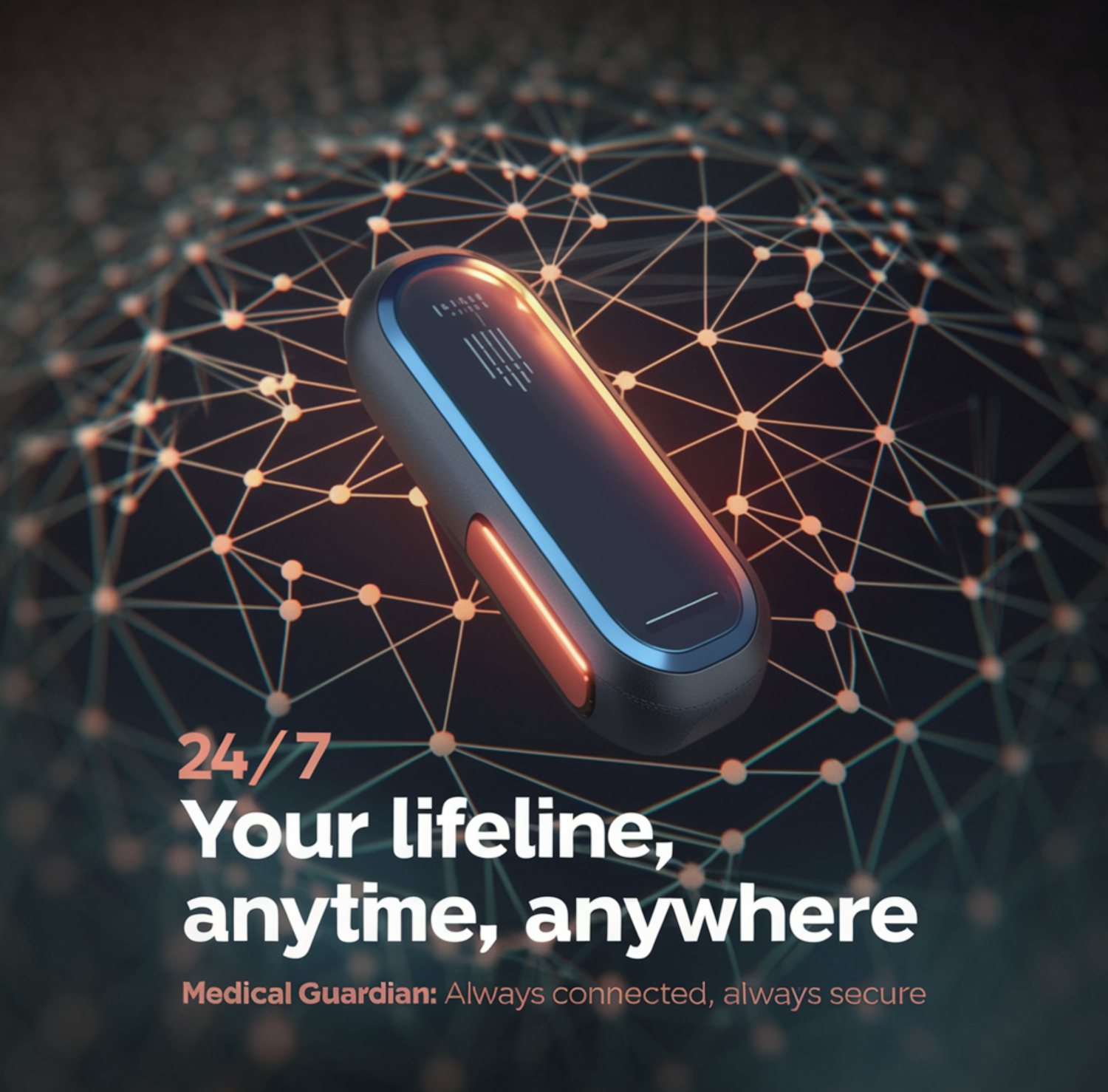 'Medical Guardian: Always connected, always secure' Campaign.