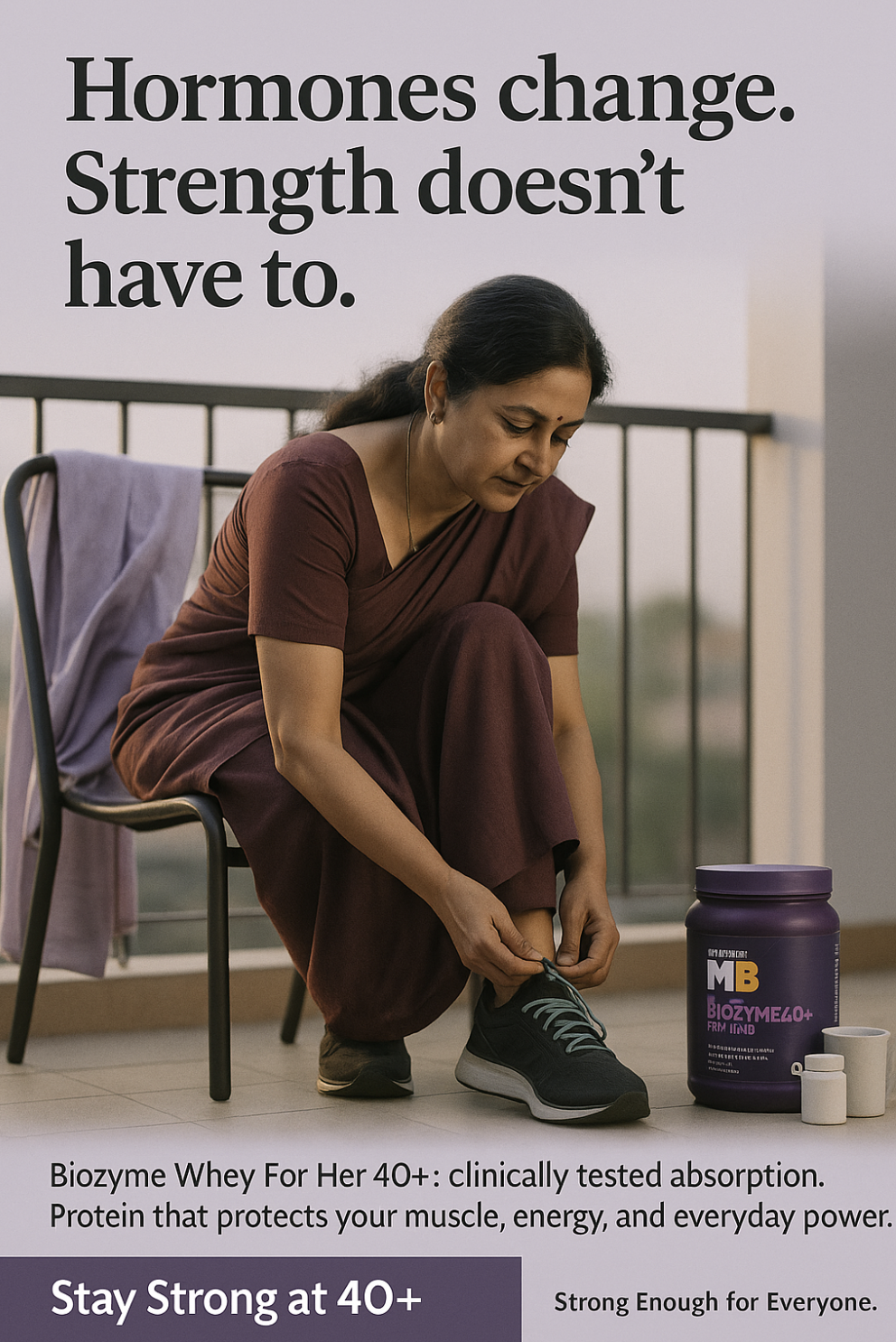 Promoting health for women over 40 Campaign.