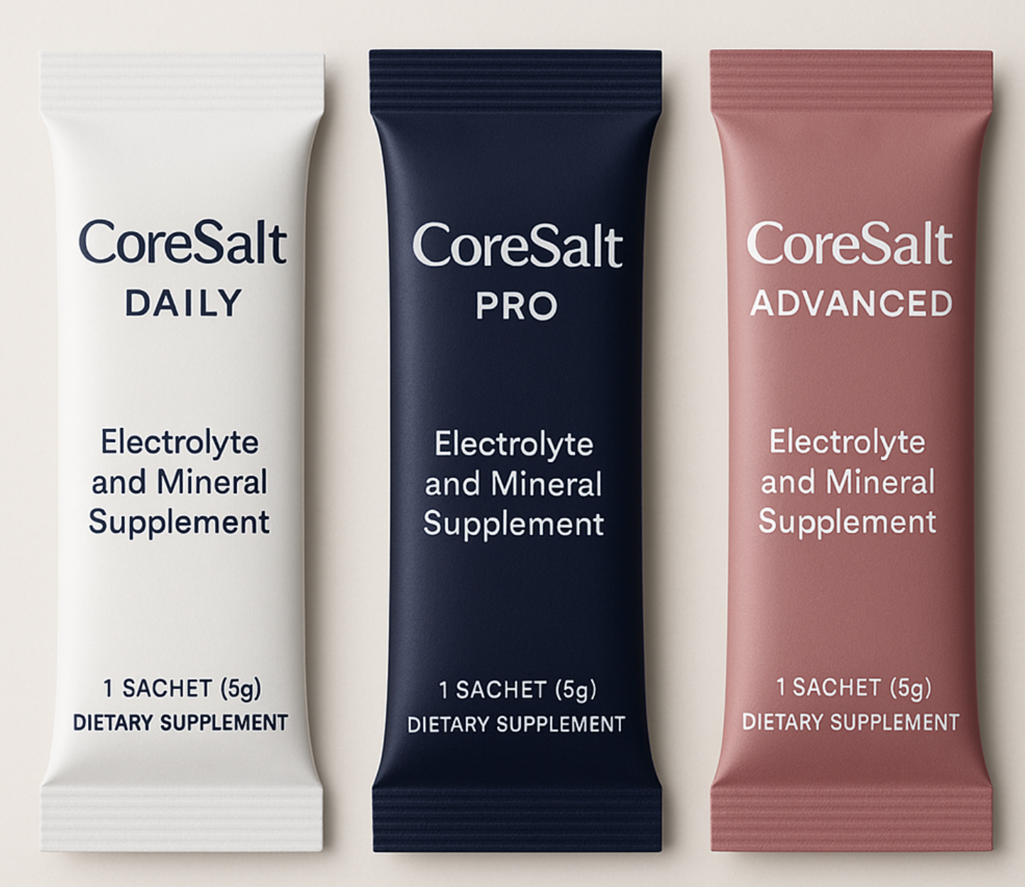 CoreSalt electrolyte and mineral supplement Campaign.