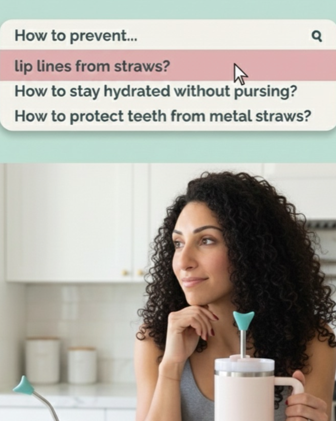 How Do I Stop Getting Lip Lines from Using a Straw?