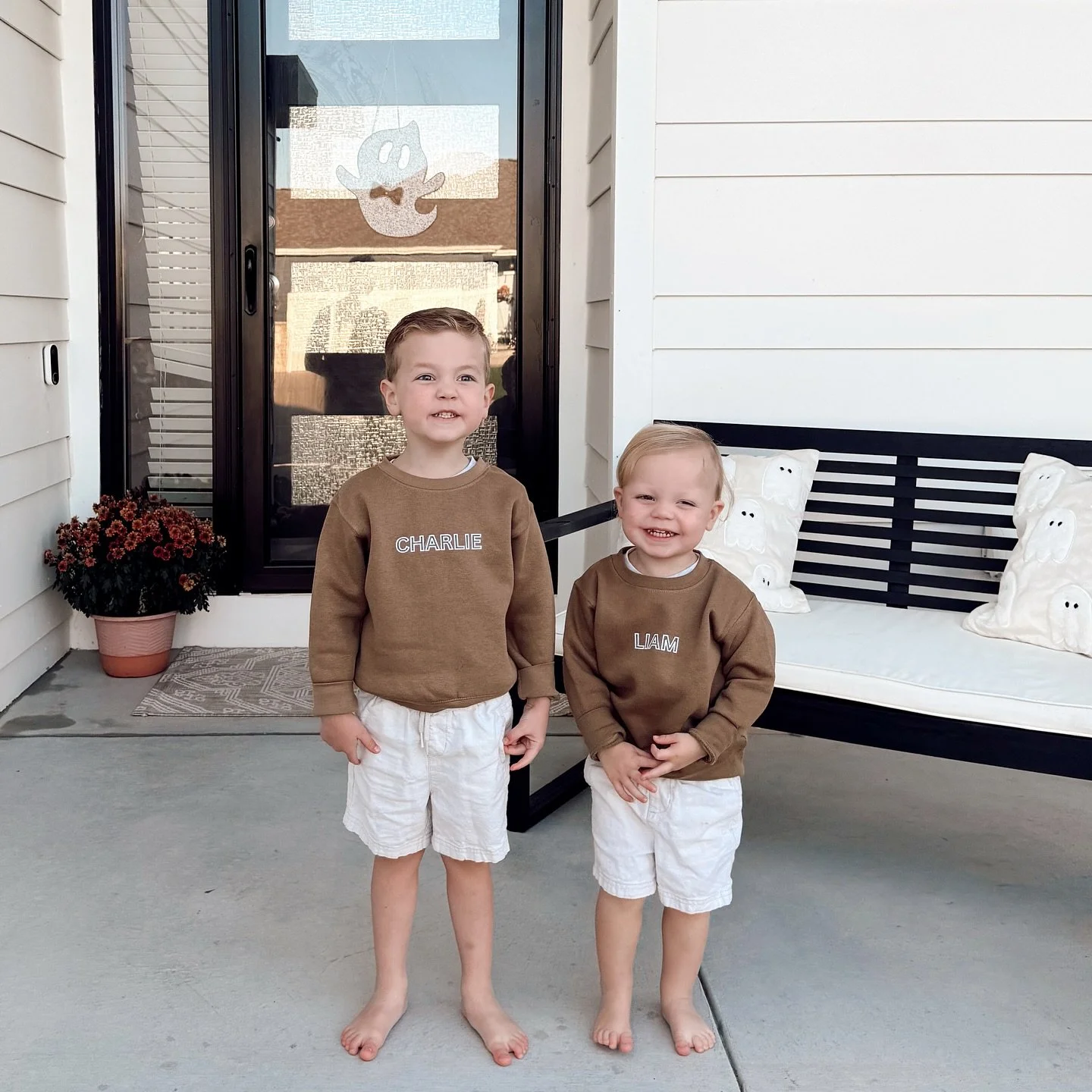 Personalized sweatshirts for fall 🍂

Cozy, cute, and completely custom! Our personalized toddler crewnecks are the perfect gift for little ones &mdash; whether it&rsquo;s for the holidays, a birthday, or a baby shower. Made from soft, durable fabric