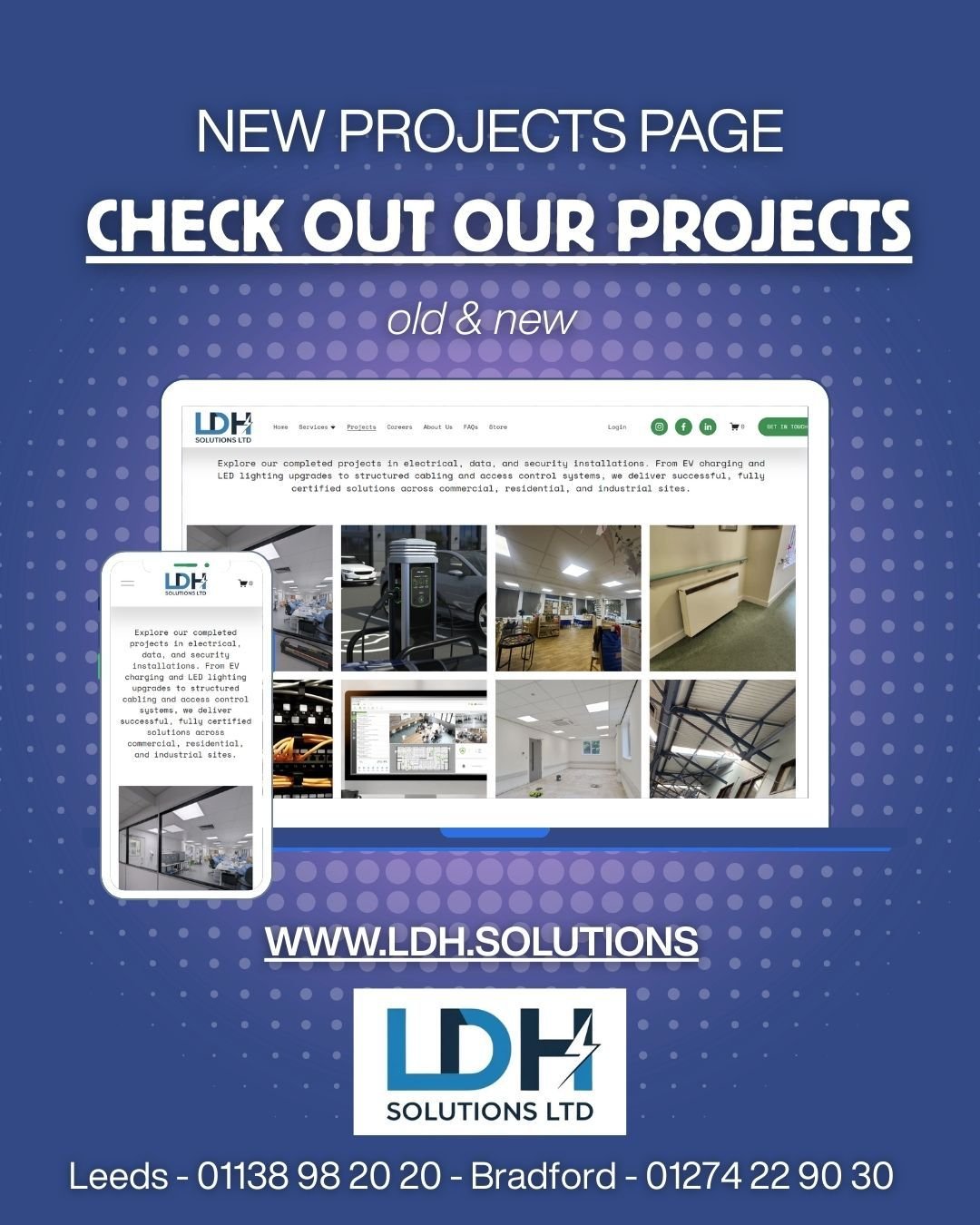 We&rsquo;ve added a Projects page to our website so you can see the sort of work we&rsquo;re doing across commercial and industrial sites, from lighting upgrades to power and compliance works. We&rsquo;ll be updating it frequently with new jobs and p