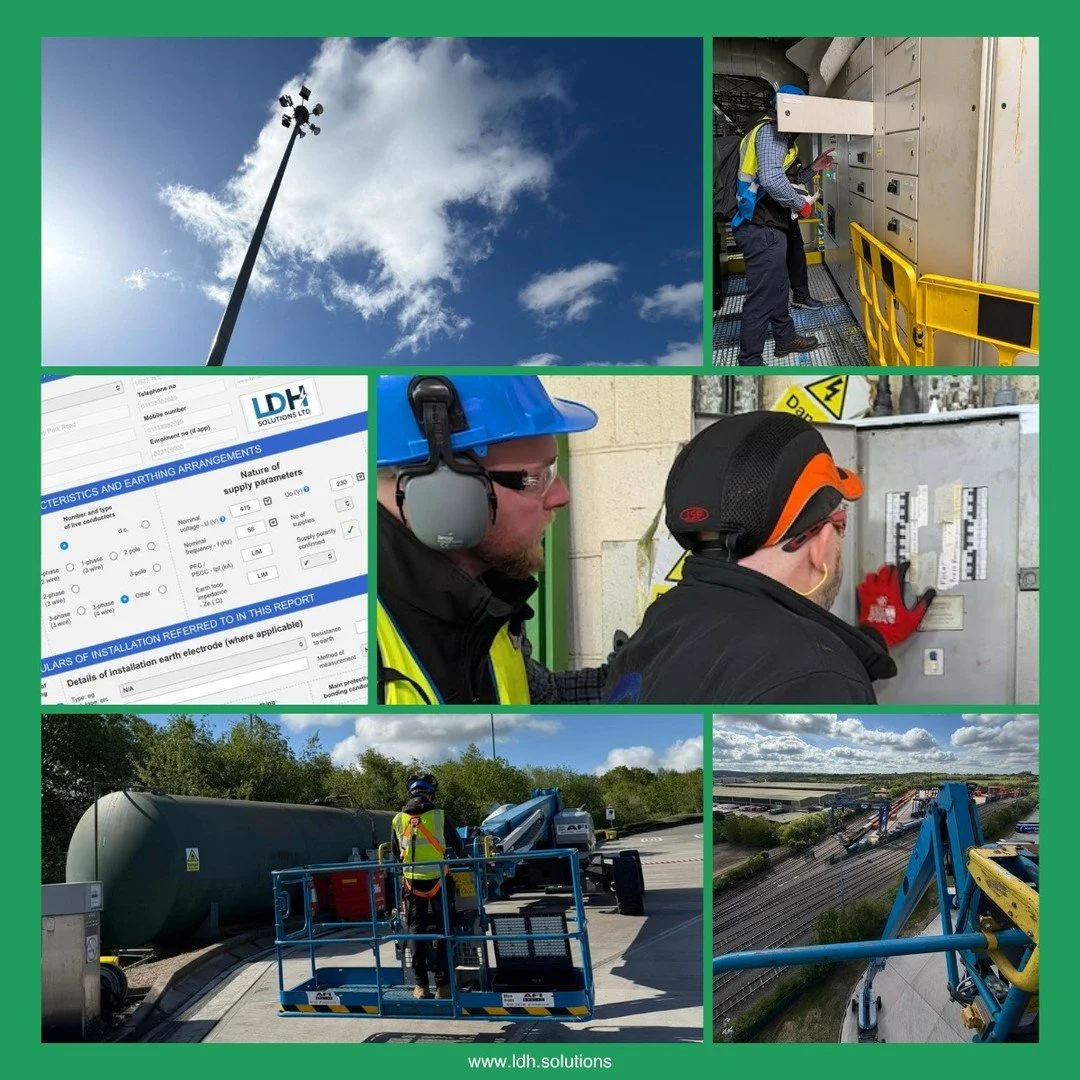 A busy week for the LDH Solutions Ltd team.

This week we&rsquo;ve been working across a real mix of electrical and compliance projects, including:

✅ LED lighting upgrades at 40m high
✅ Power and data installation for an office in Harrogate
✅ EICR t