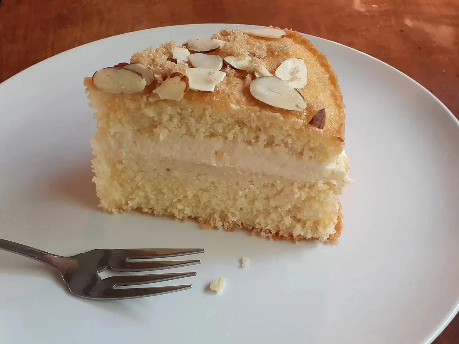 Creme-filled Cake - slice
