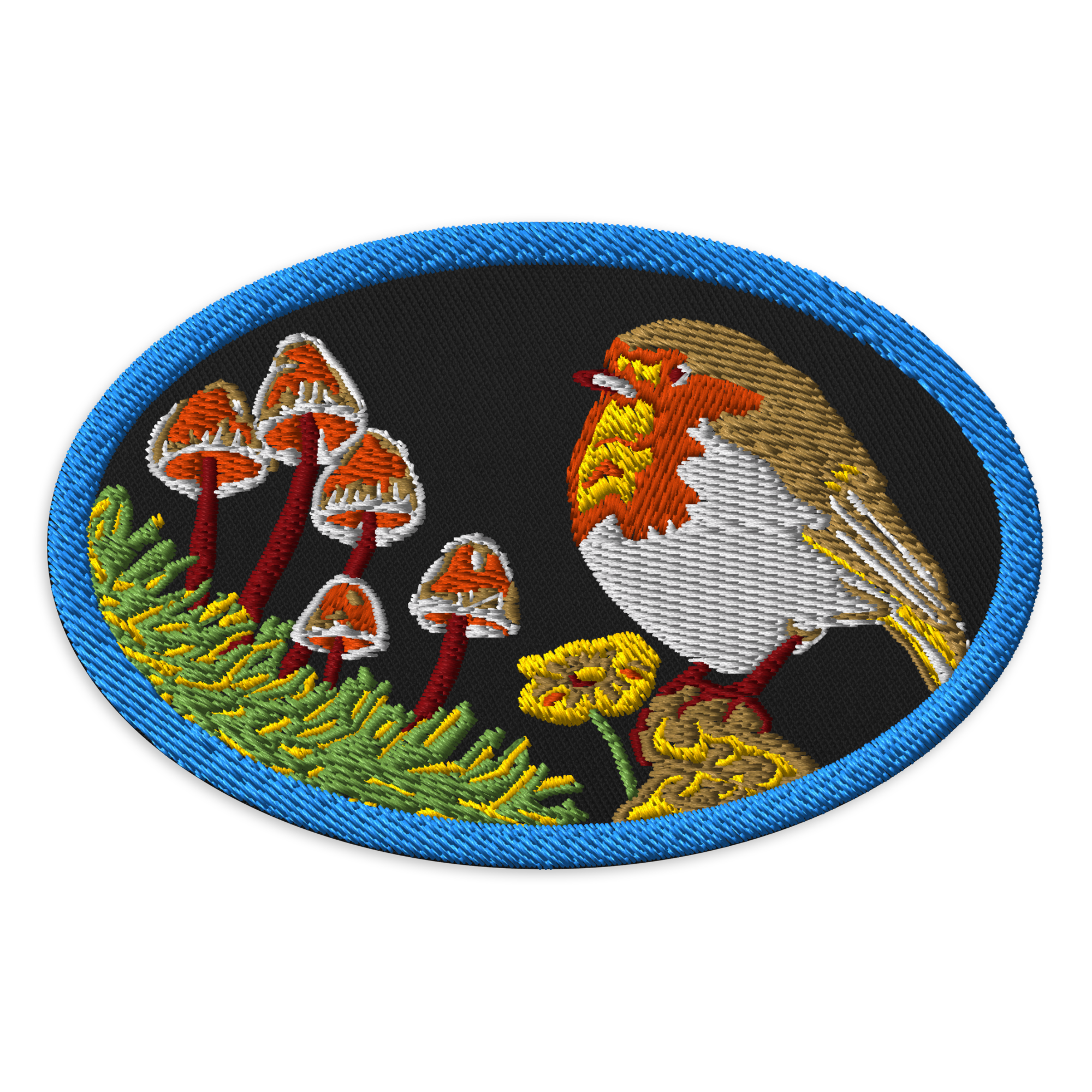 Robin Embroidered patches