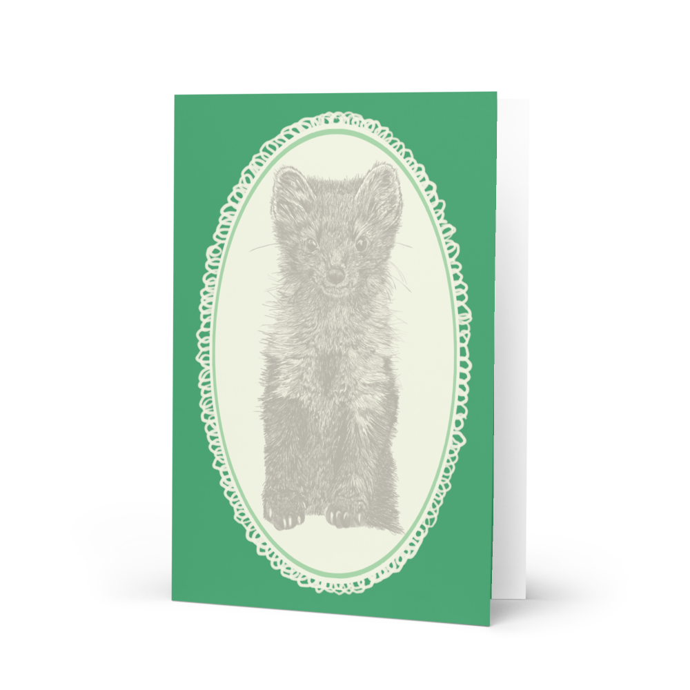 Marten Greeting card