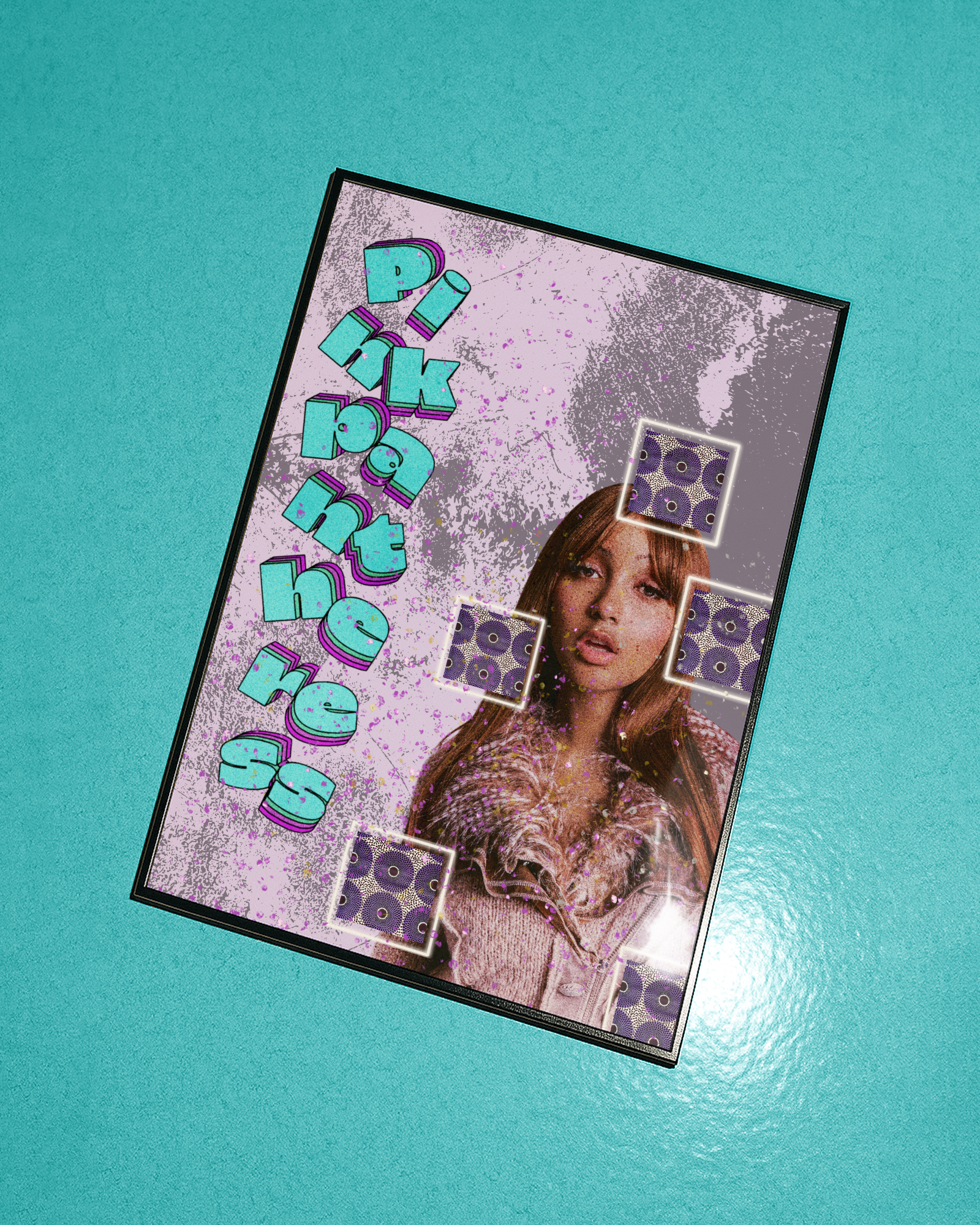 Pinkpantheress afro poster