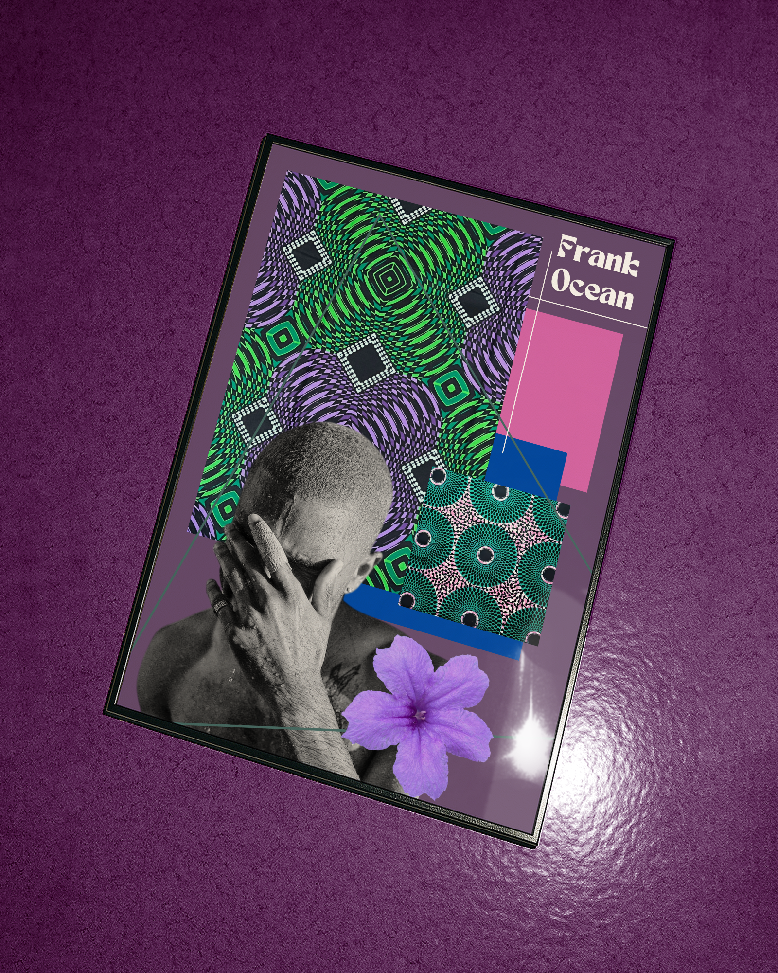 Frank Ocean afro poster