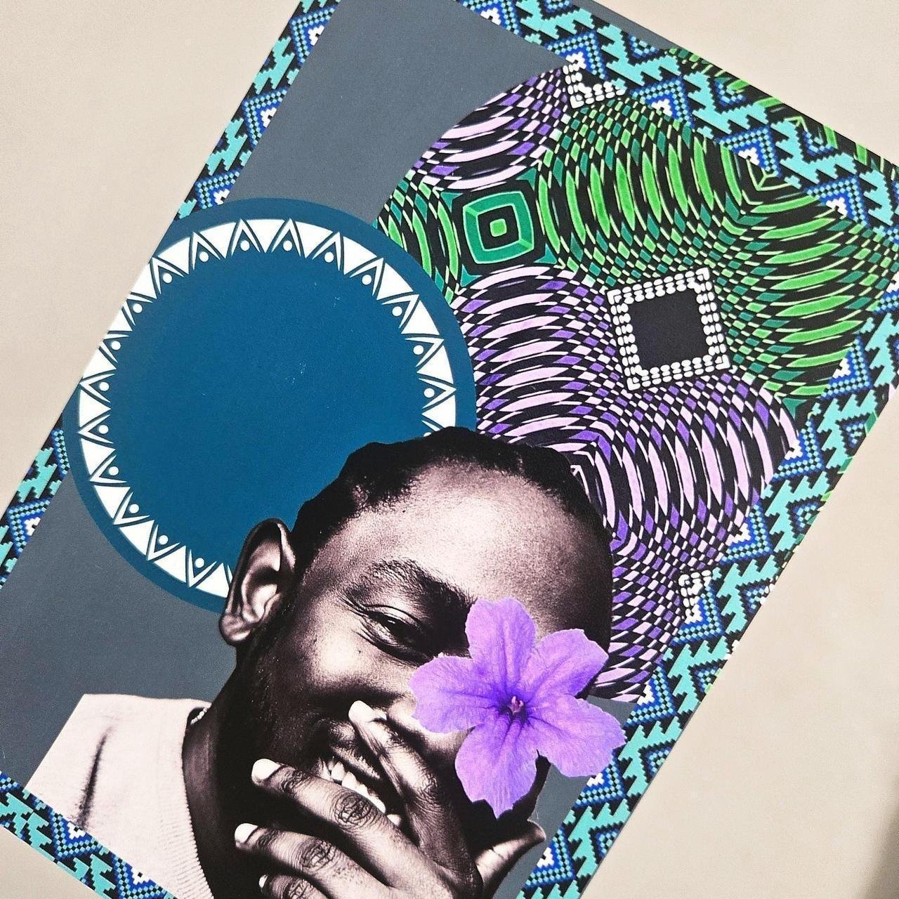 Kendrick lamar afro poster