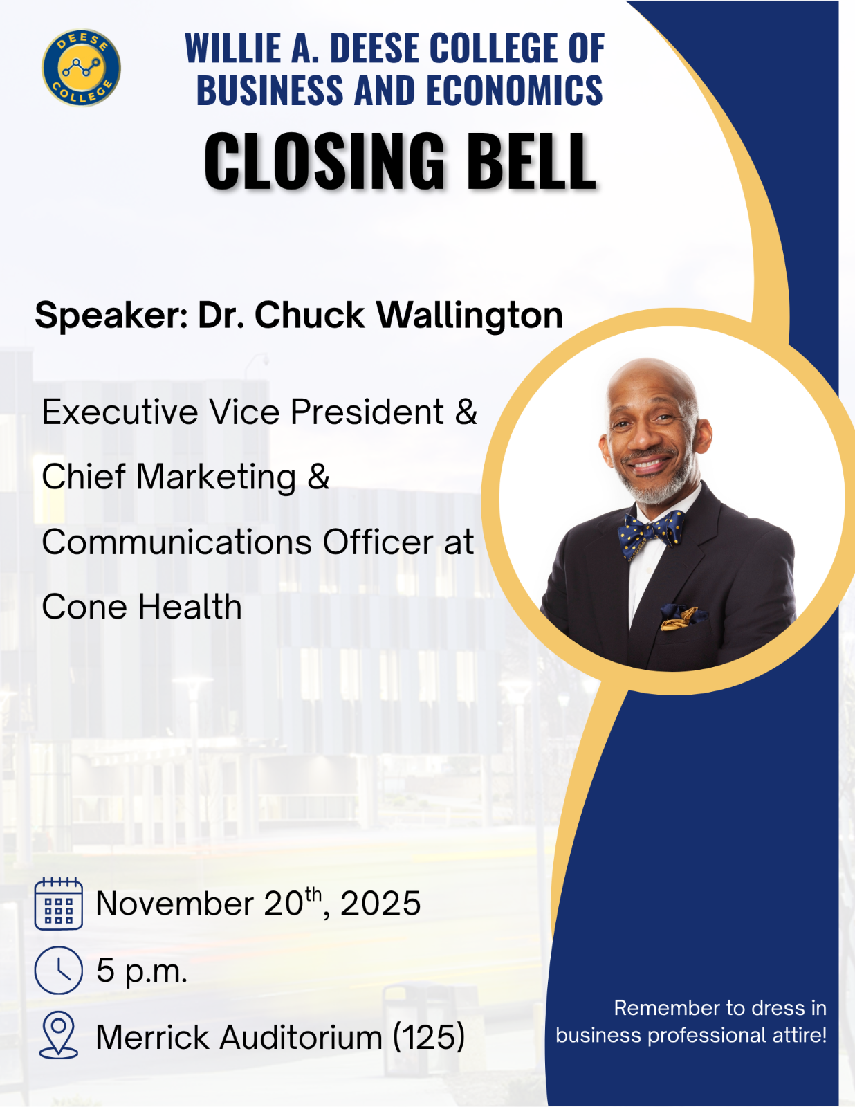 ‘Closing Bell’ Speaker at NC A&amp;T University School of Business