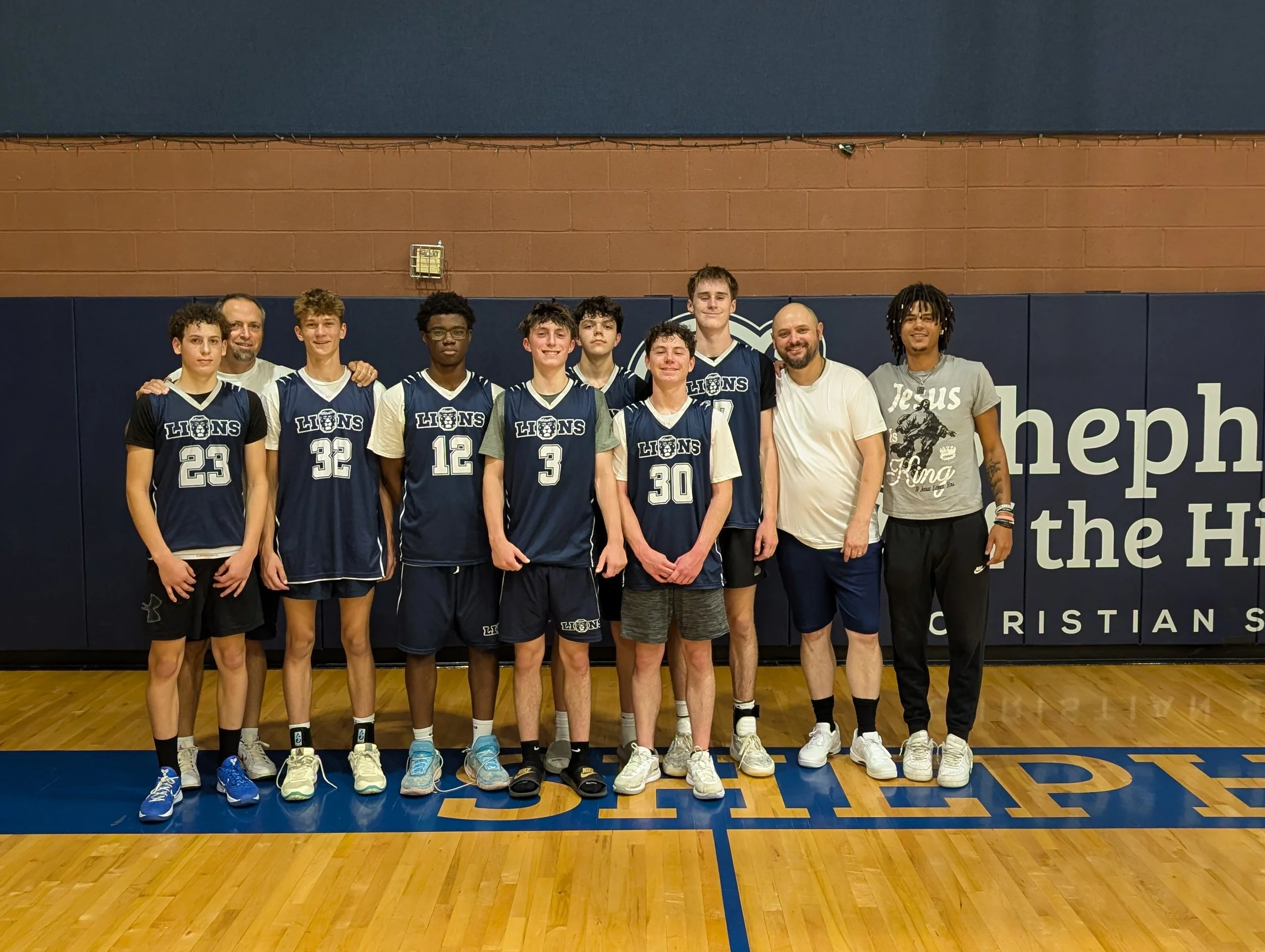 Our Sophomore Team after dominating a local varsity team in a scrimmage during the summer of 2025.