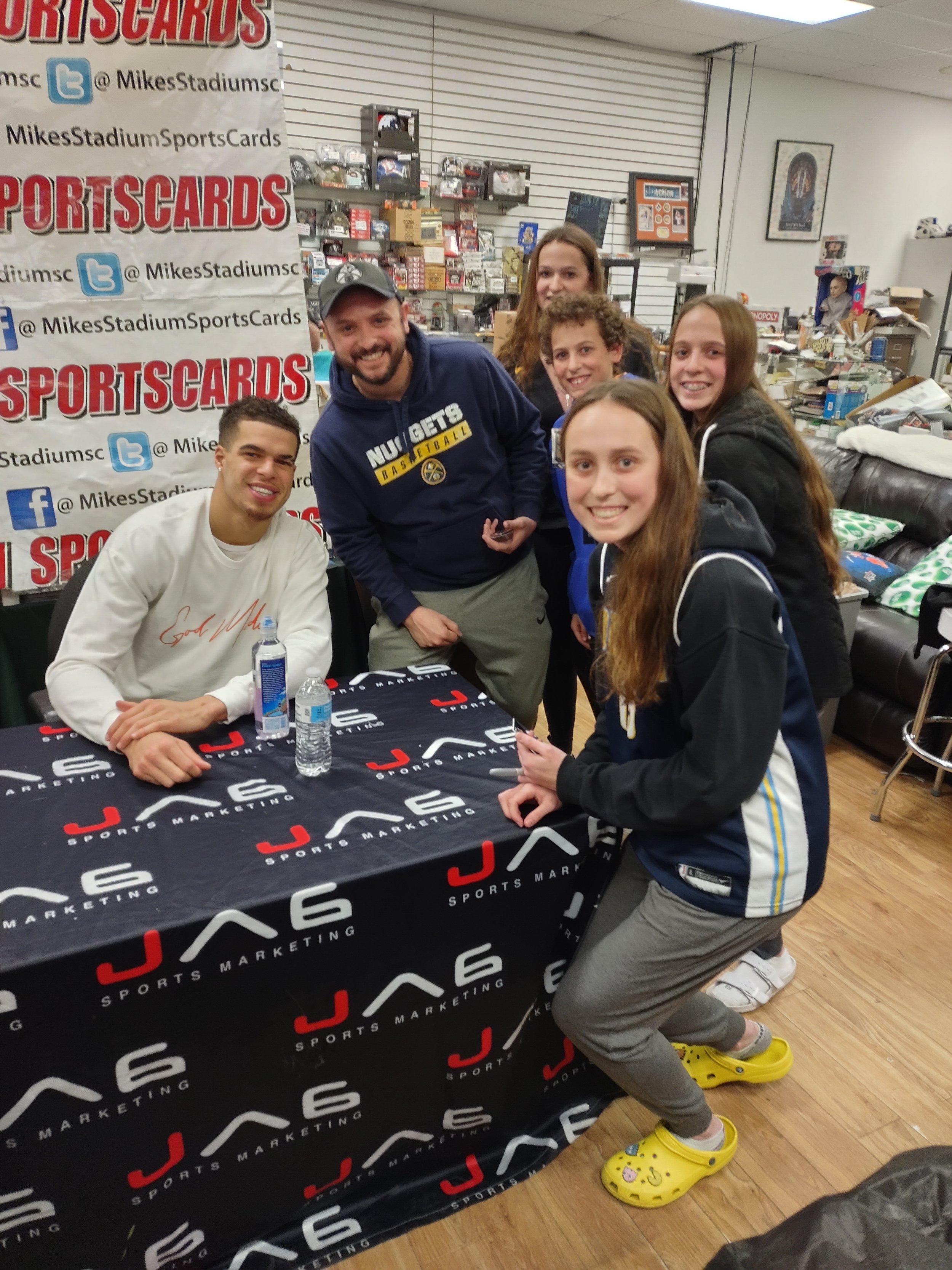 Lions and the NBA! Lions players had fun meeting Michael Porter Jr!