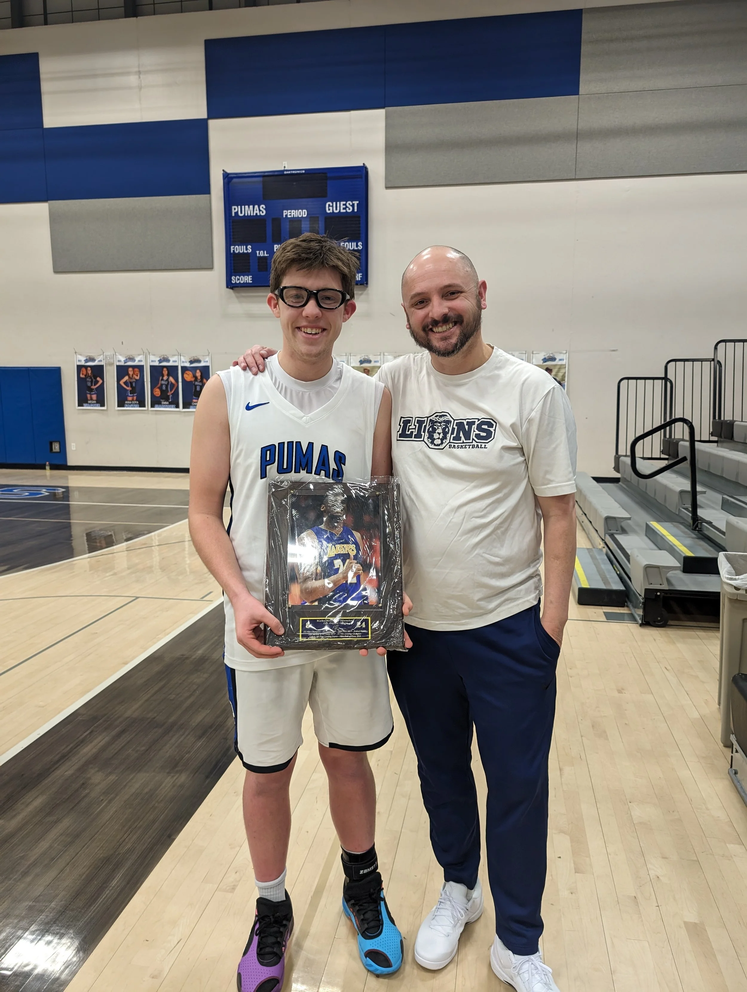 Lion Clay Putthoff competing his senior year as a varsity starter on a playoff team at Peak 2 Peak. 