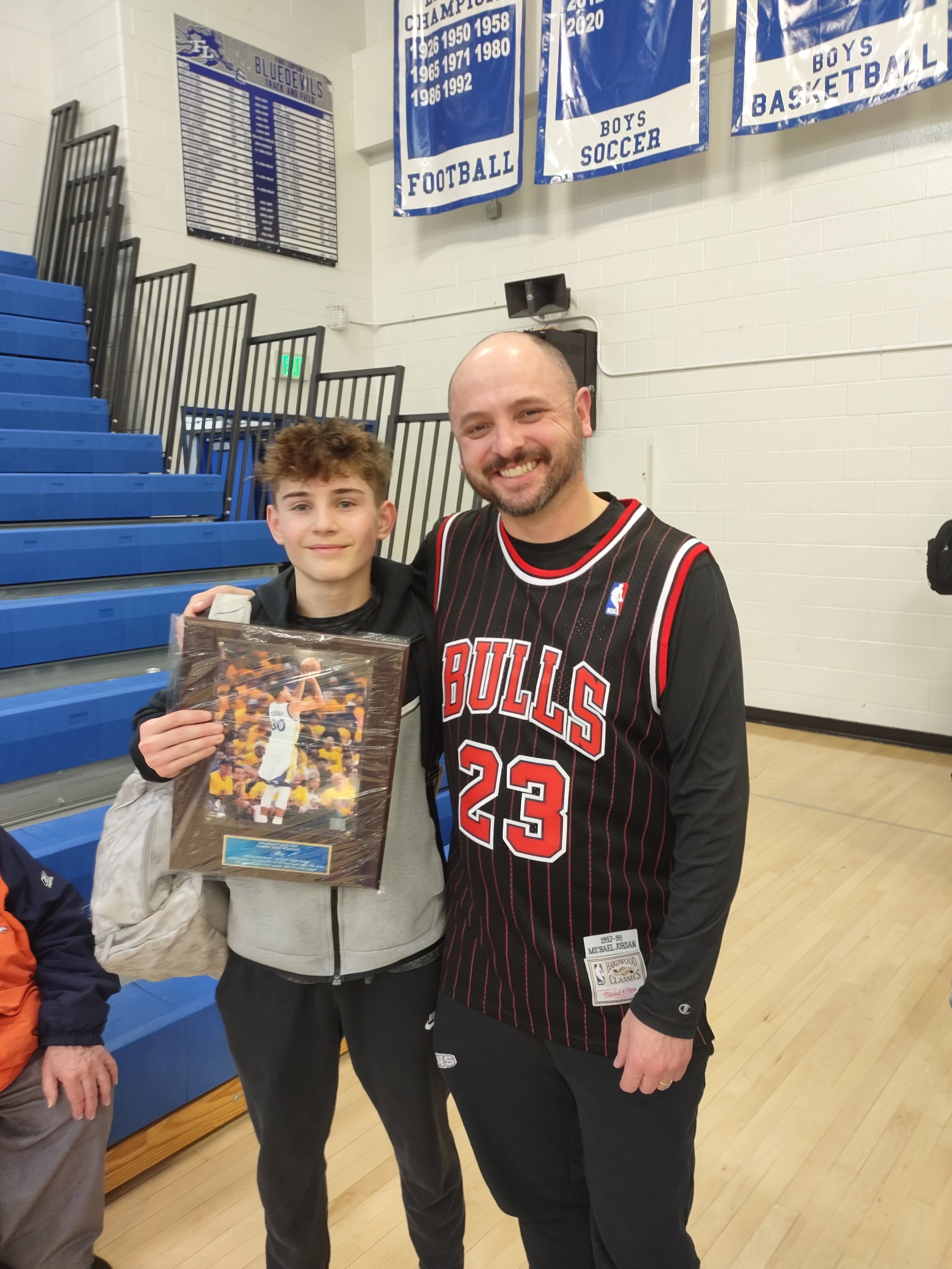 Lion Elias Cornelius lighting it up for the varsity at Adams City!