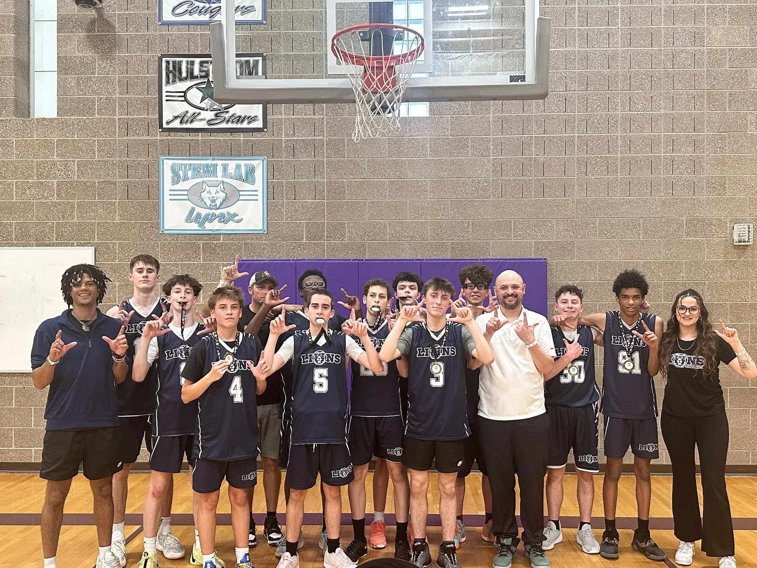 "5280 Hoopfest" High School Boys Freshman Champions. 