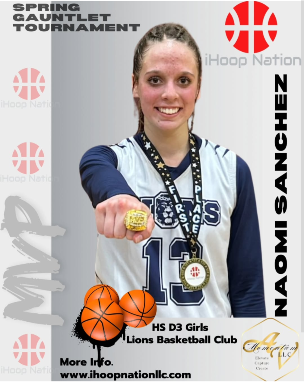 "Spring Gauntlett 2025" Tournament MVP Naomi Sanchez!!