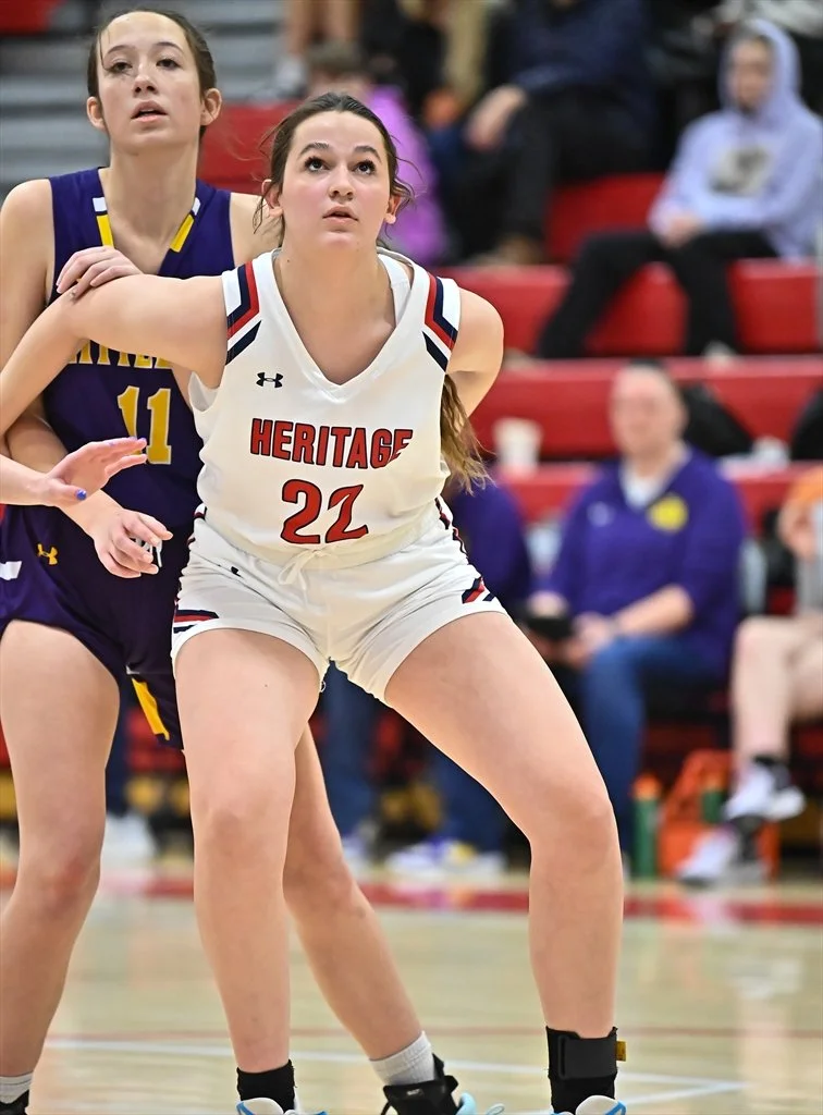 Lions Noel Sanchez competing on the varsity at Heritage High School. 