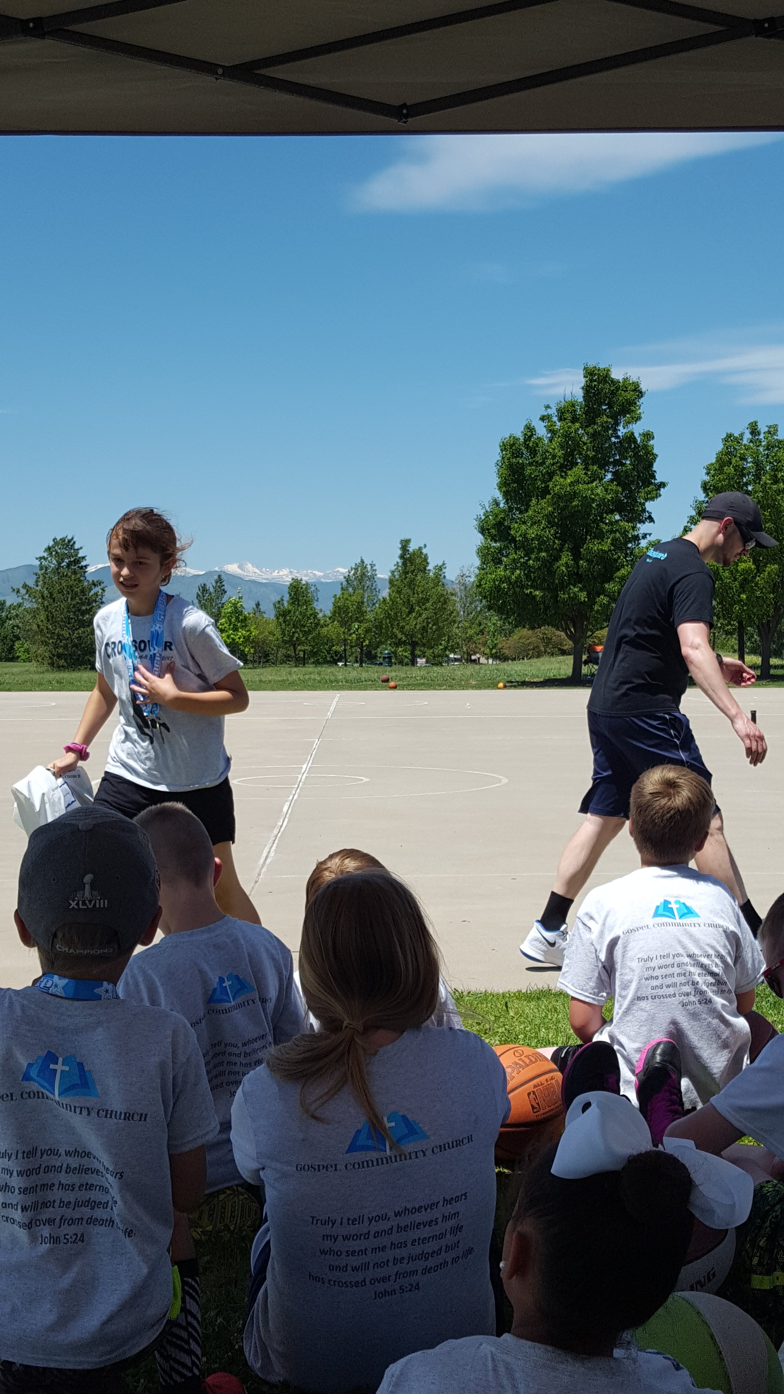 Awards given out at our first ever Basketball Camp Gospel Outreach in 2014!