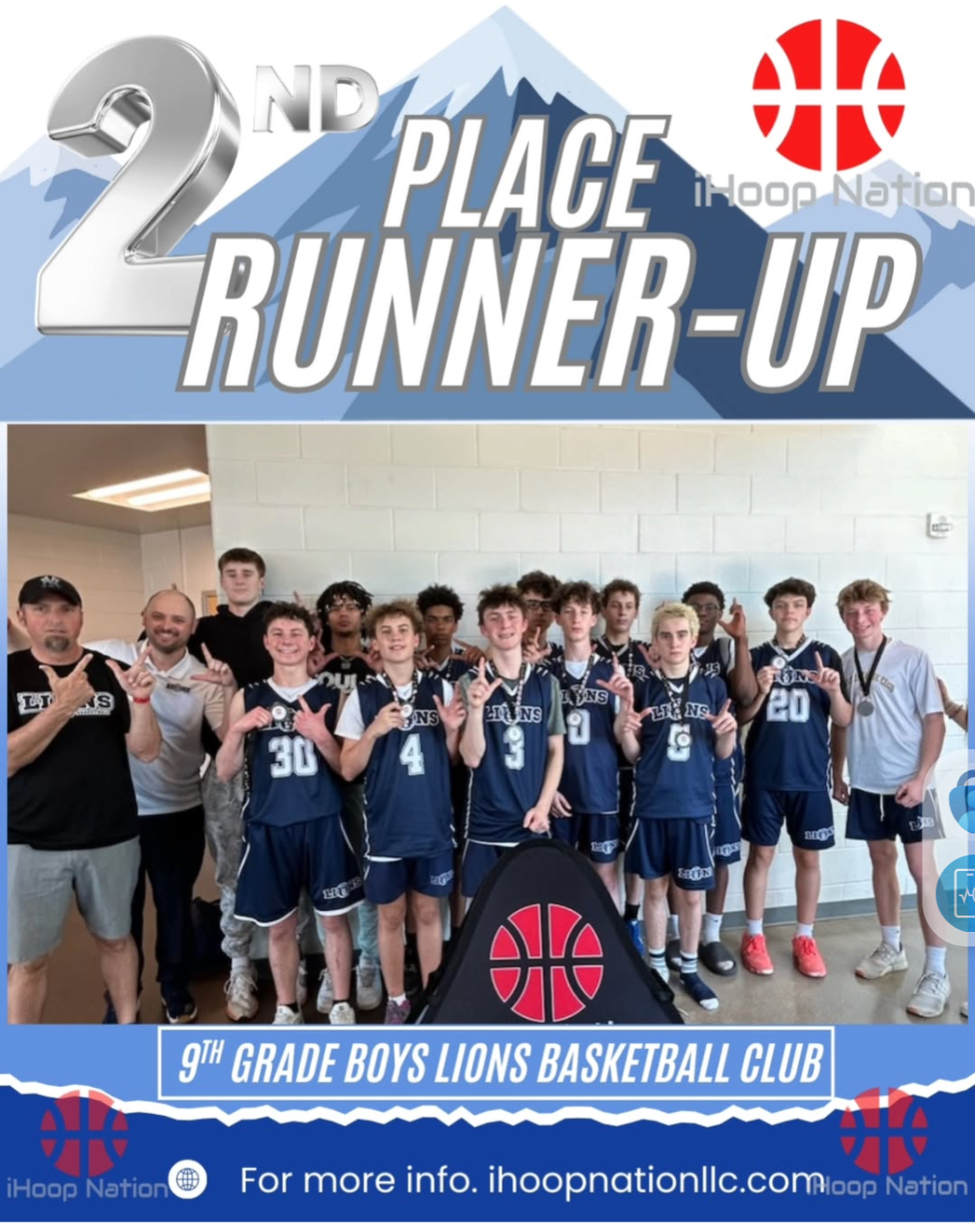 "Mile High Classic 2025" 9th Grade Boys Tournament Runner Up