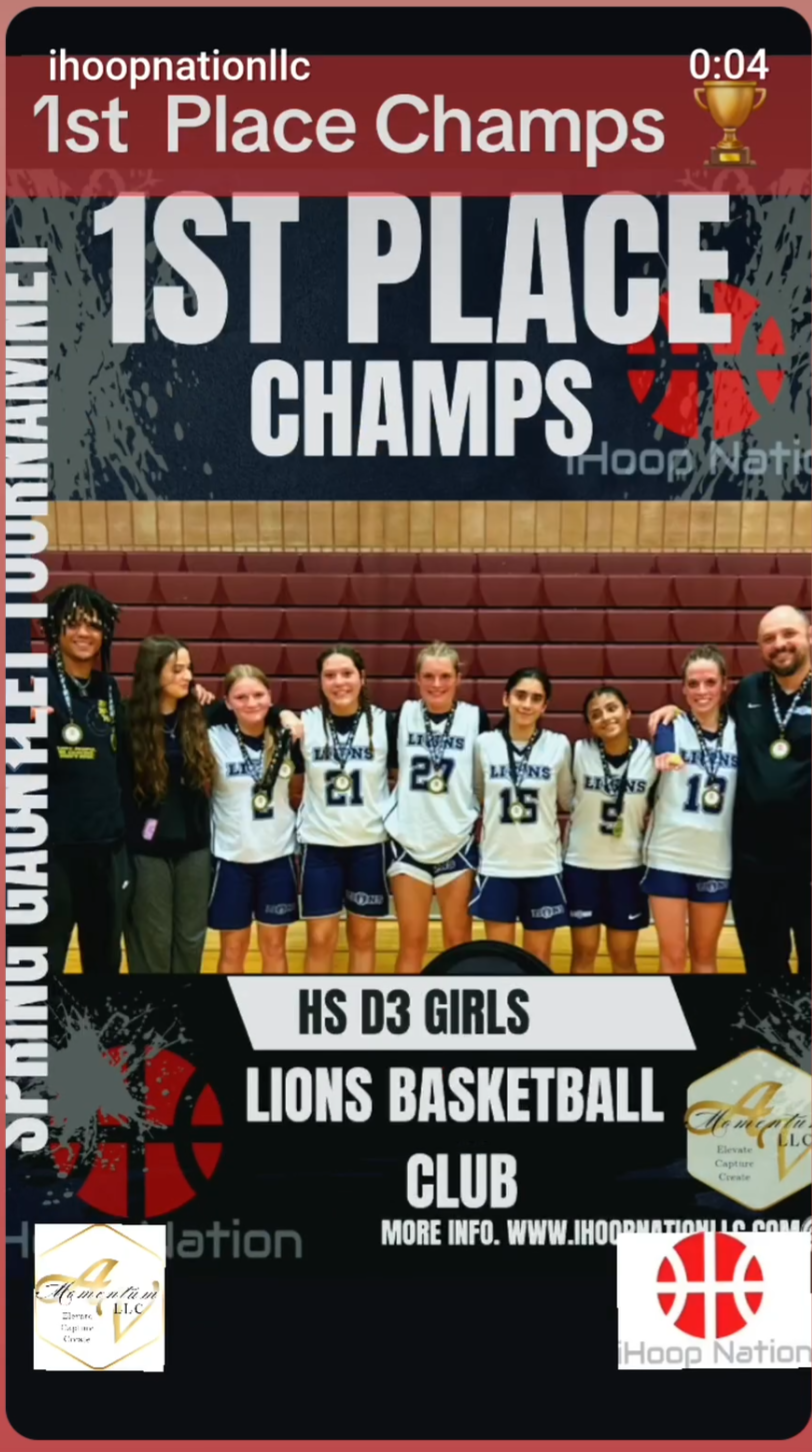 2025 HS Girls "Spring Gauntlett" Tournament Champs! 