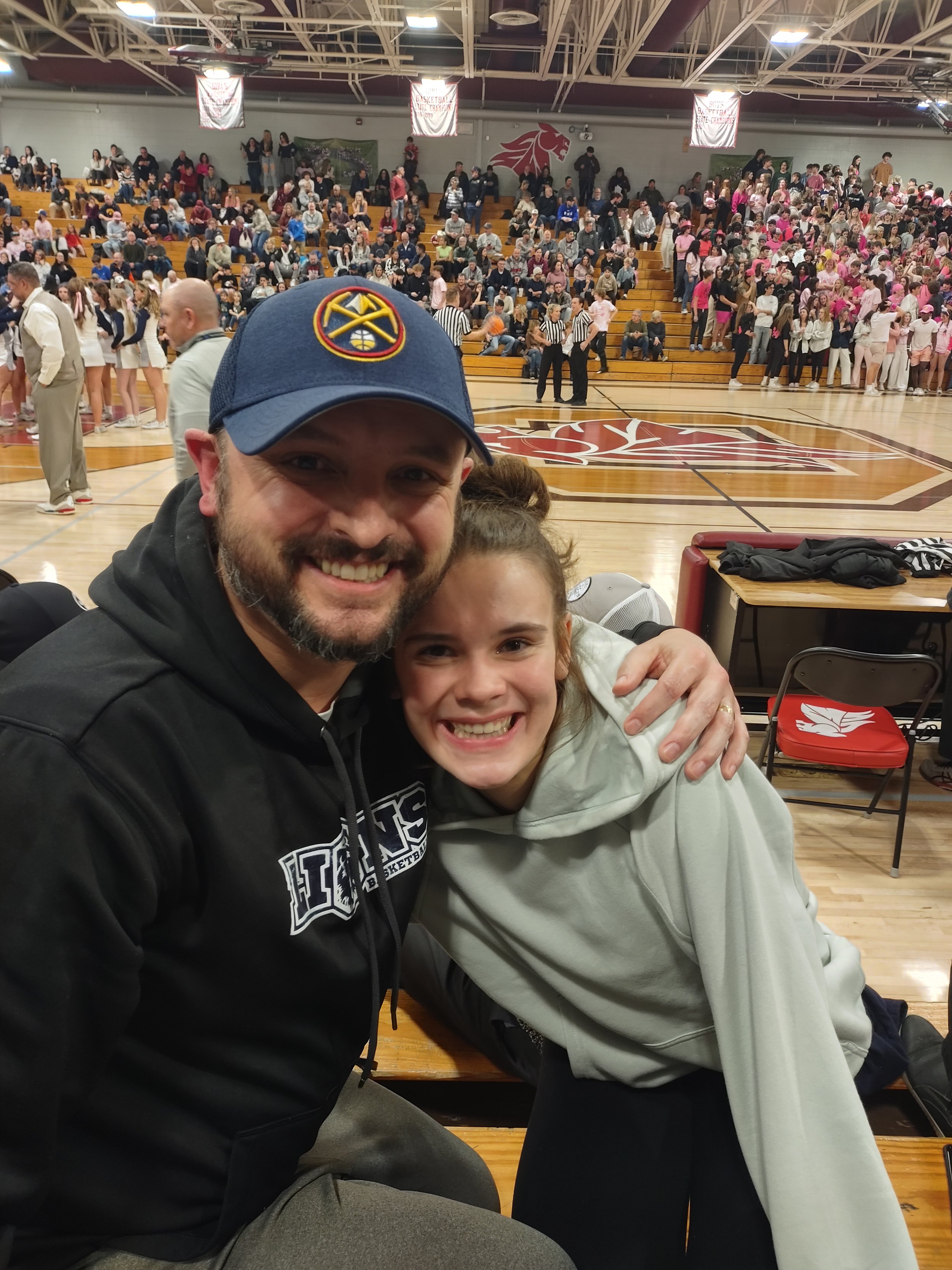 Lion Brynleigh Schmitz suiting up for varsity for the Columbine Rebels. 