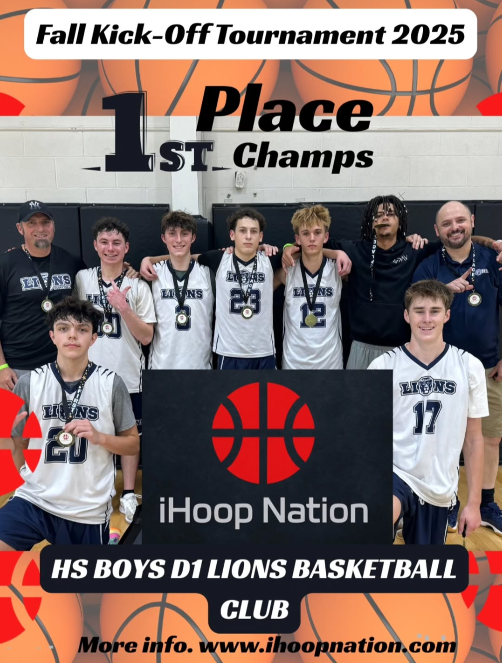 2025 "Fall Kick-Off" Tournament Champs HS Boys Division. 