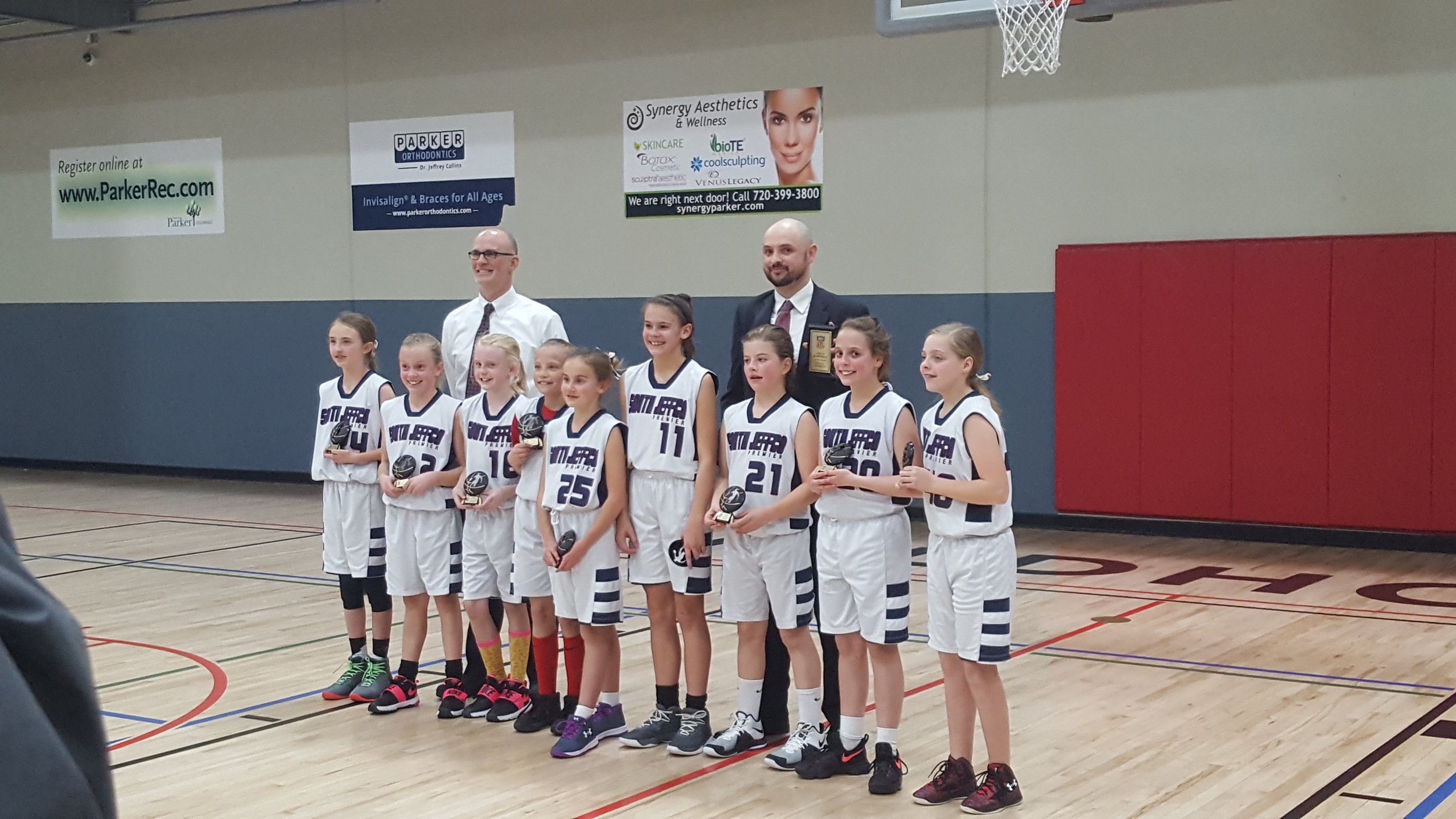 5th grade girls AYL Winter league champs! Many of the young lady Lions in this picture went onto play varsity high school basketball! 