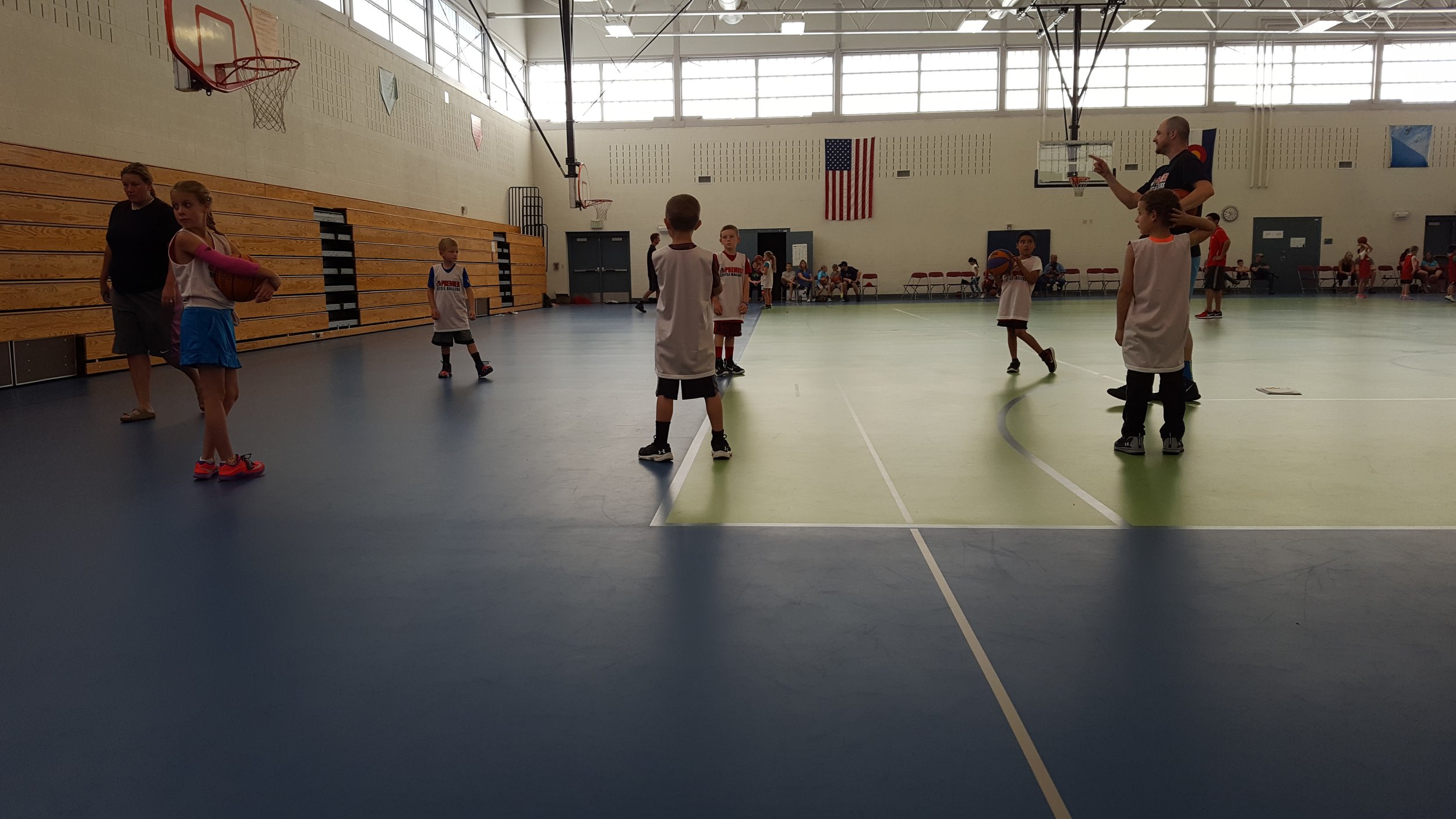 Little Lions at 5 years old learning the game from Coach Reggie and staff!