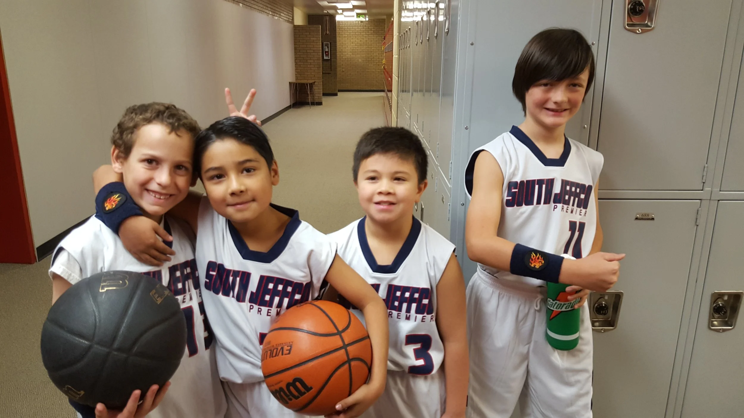 Little Lions 4th grade boys! Quinn Mooney eventually became a varsity starter at Columbine High School and Levi Sanchez is a JV team captain at Arapahoe High School.